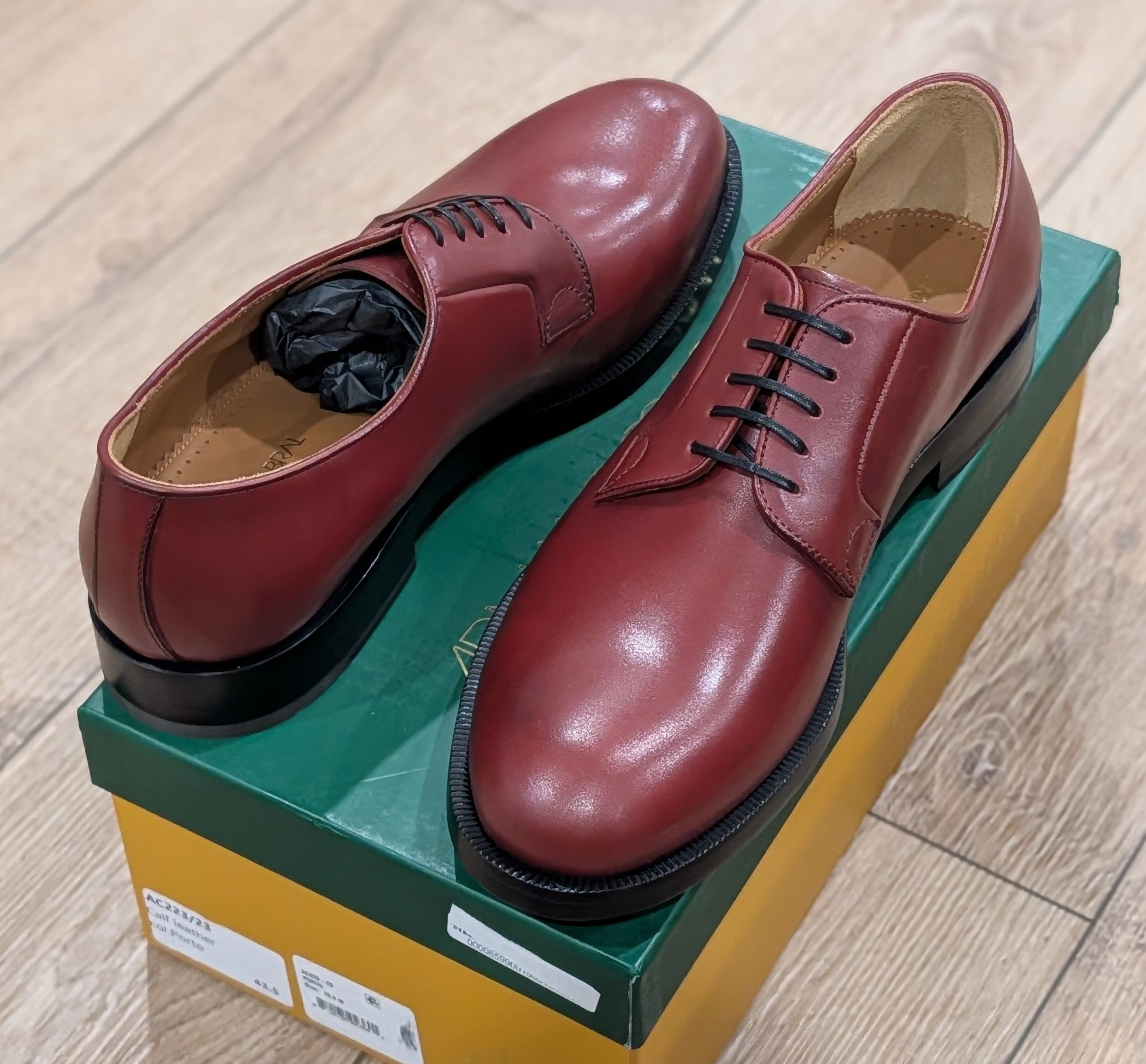 Armando Cabral ARMANDO CABRAL Leather Derby Dress Shoes Porto US 10.5 Size US 10.5 / EU 43-44 - 1 Thumbnail
