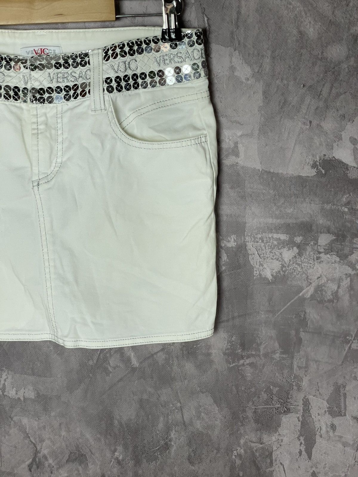 Versace × Versace Jeans Couture × Vintage Versace Jeans Couture mini skirt Size 28" / US 6 / IT 42 - 5 Thumbnail