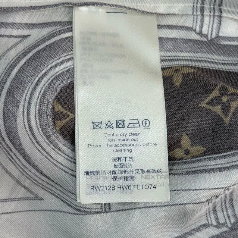 Louis Vuitton Louis Vuitton White Brown Old Pattern Mulberry Silk Cardig Size US XS / EU 42 / 0 - 6 Thumbnail
