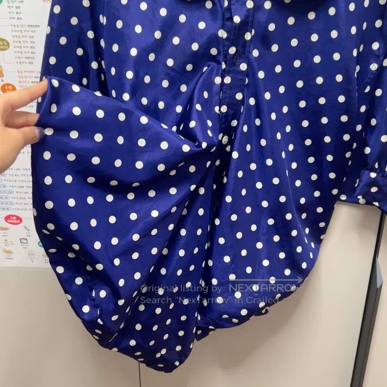 Junya Watanabe Junya Watanabe Polka Dot Doll Shirt Size S / US 4 / IT 40 - 2 Thumbnail