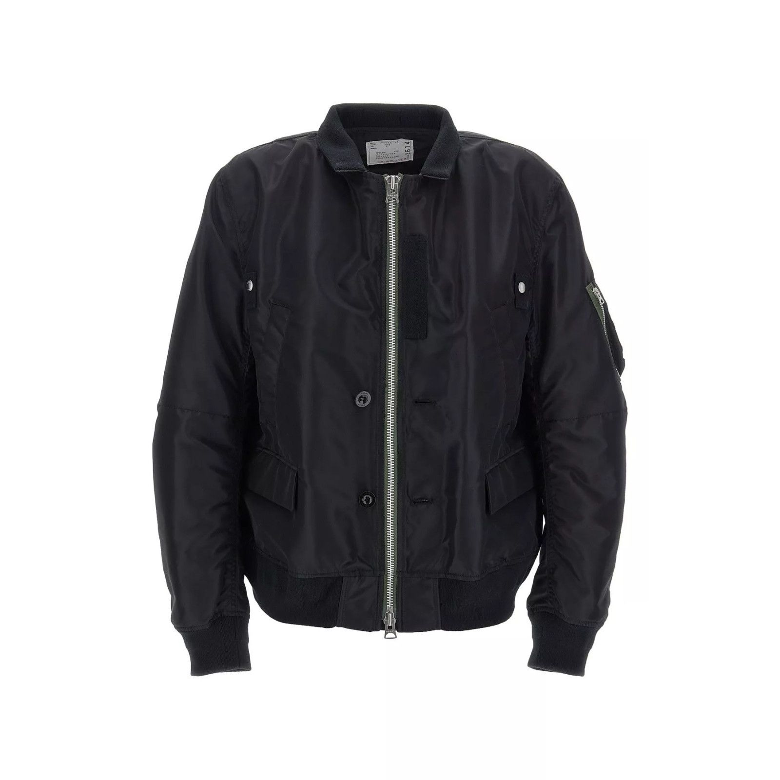 Sacai SACAI Black Nylon Oversized Bomber Jacket New & Authentic (M Size US M / EU 48-50 / 2 - 1 Thumbnail