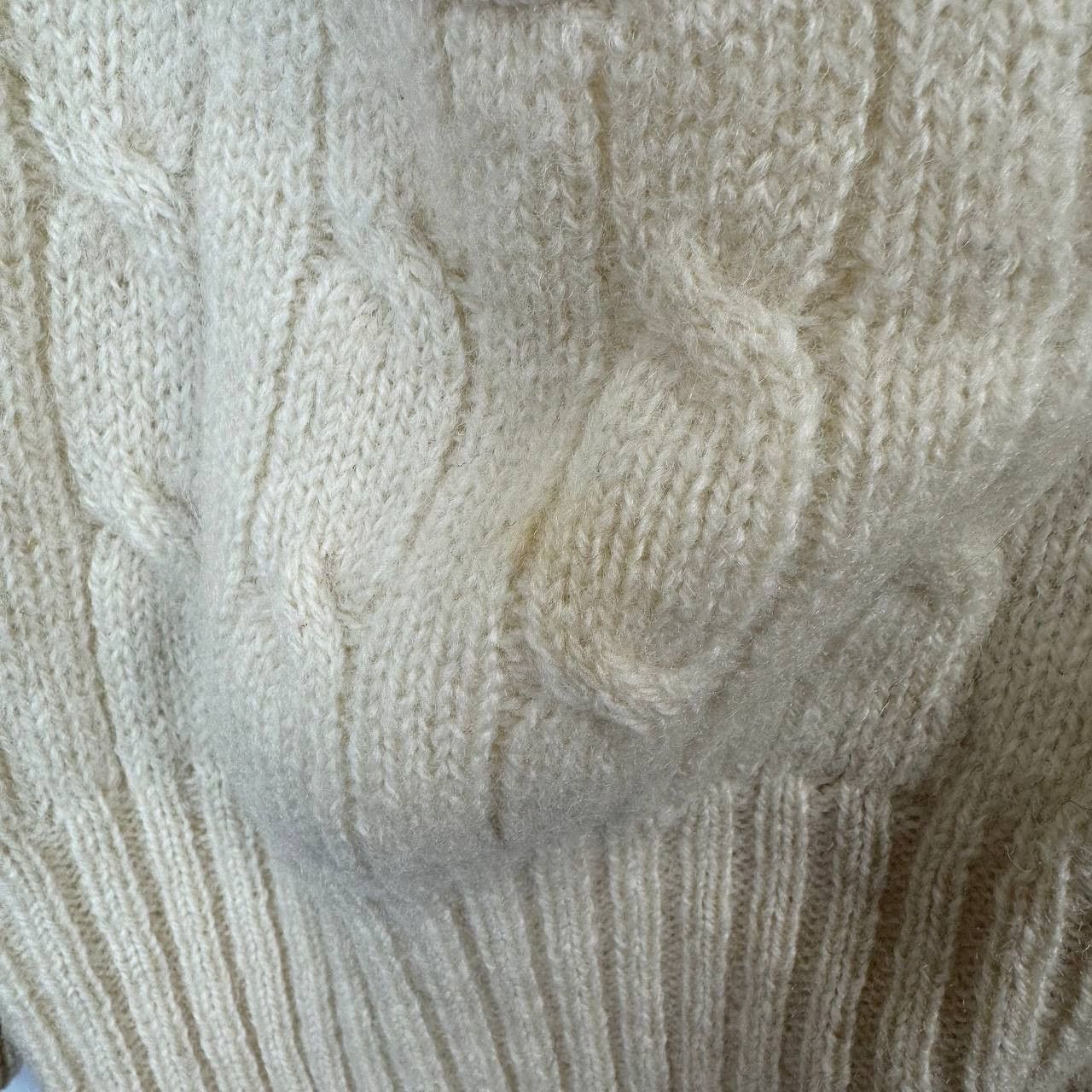 Polo Ralph Lauren Polo Ralph Lauren Cable Knit Cardigan Wool Mens Size L Size US L / EU 52-54 / 3 - 7 Thumbnail