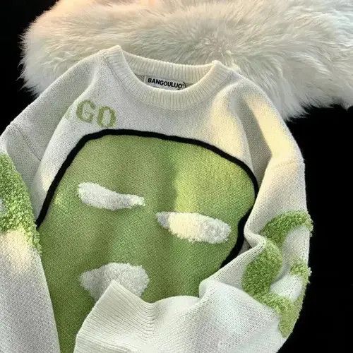 Japanese Brand Autumn and Winter Round Neck Casual Sweater Size US M / EU 48-50 / 2 - 2 Thumbnail