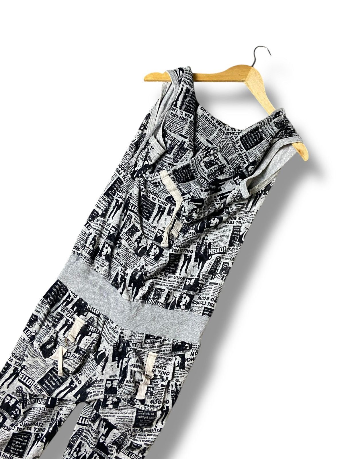 Japanese Brand × Vintage Sucure Pomme Stretchable Fullprint Overalls (118) Size US 30 / EU 46 - 7 Thumbnail