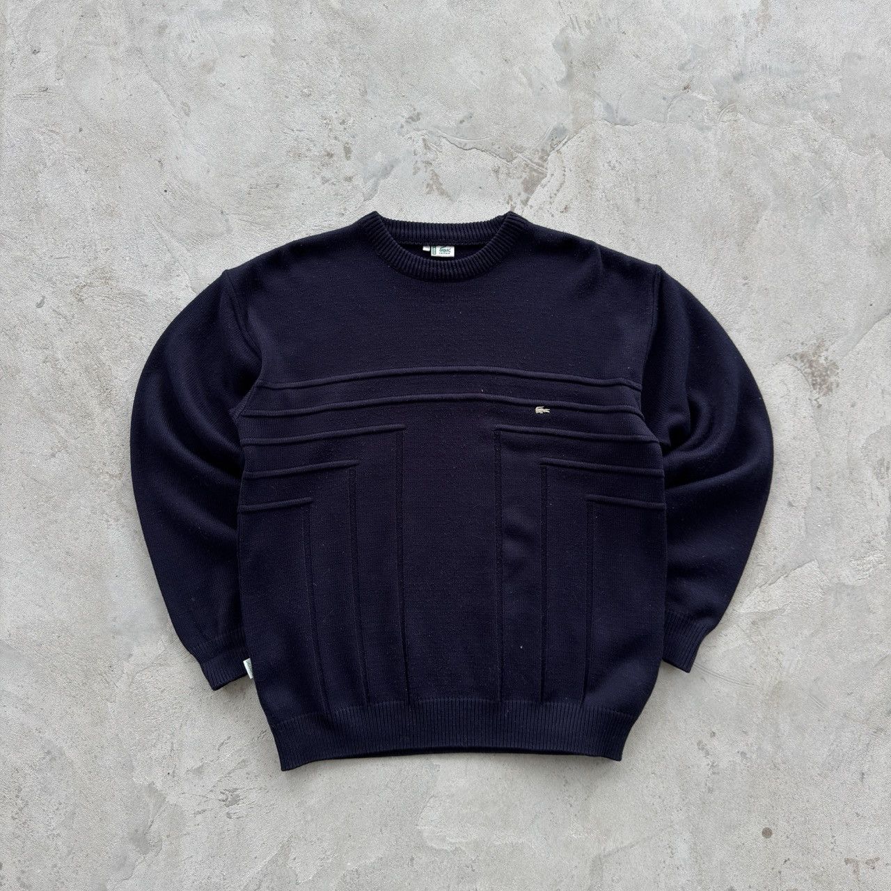 Lacoste Vintage 90s Lacoste Heavyweight Crewneck Sweater Size US M / EU 48-50 / 2 - 1 Thumbnail