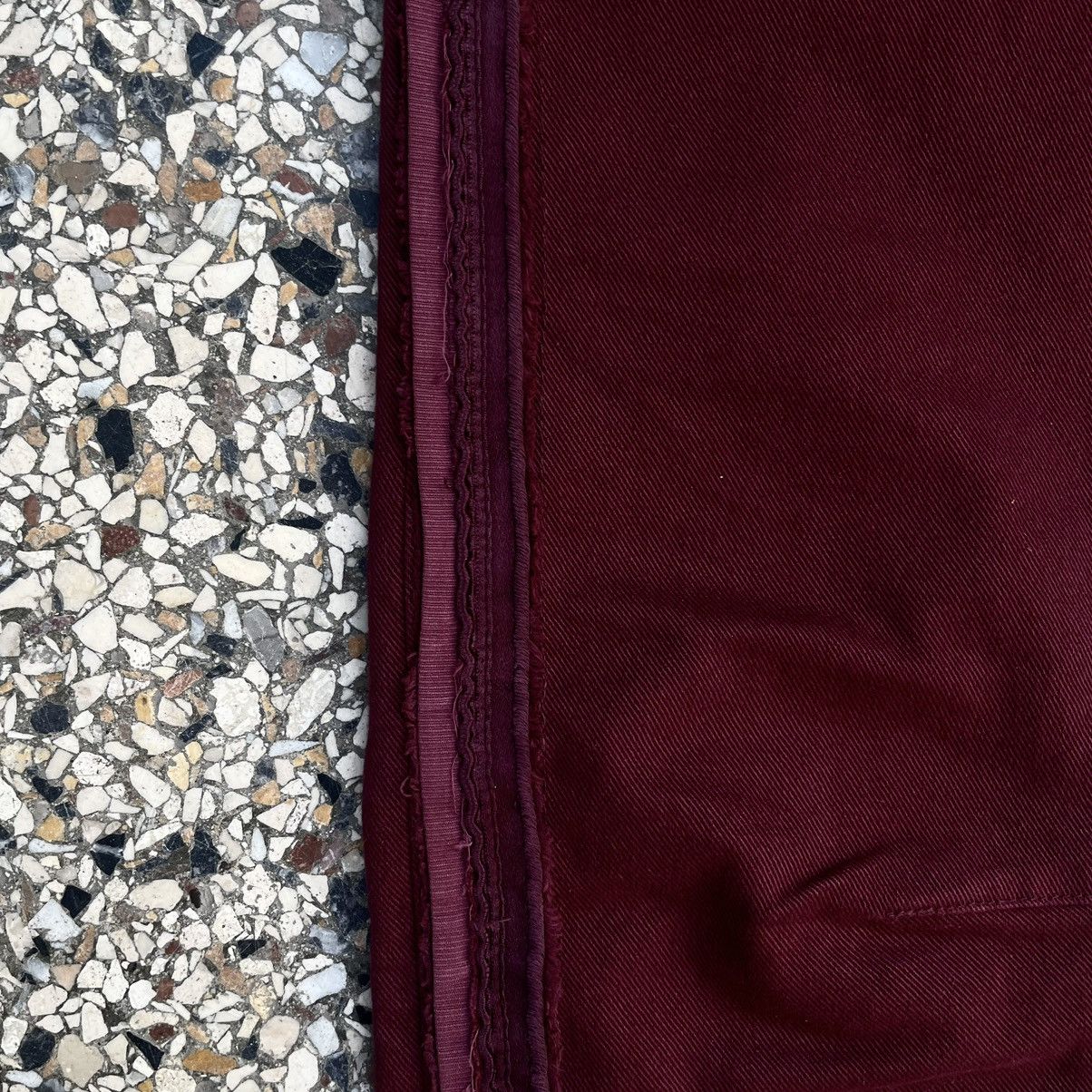 Balmain Balmain by Decarnin Striped Burgundy Jeans Size US 30 / EU 46 - 4 Thumbnail