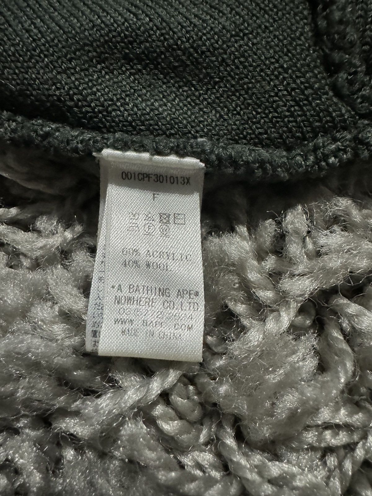 Bape Bape green Beanie Size ONE SIZE - 5 Thumbnail