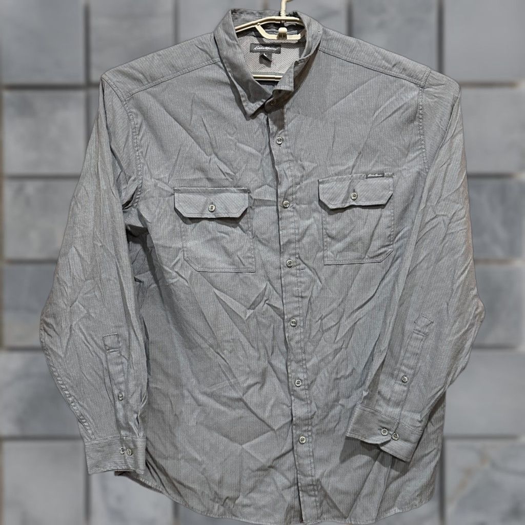 Eddie Bauer Eddie Bauer Shirt Men 2XL Gray Button-Up Classic Fit Workwear Outdoor Gorpcore Shirt Mens Gray 2XL Button-Up Outdoor Gorpcore Size US XXL / EU 58 / 5 - 1 Thumbnail