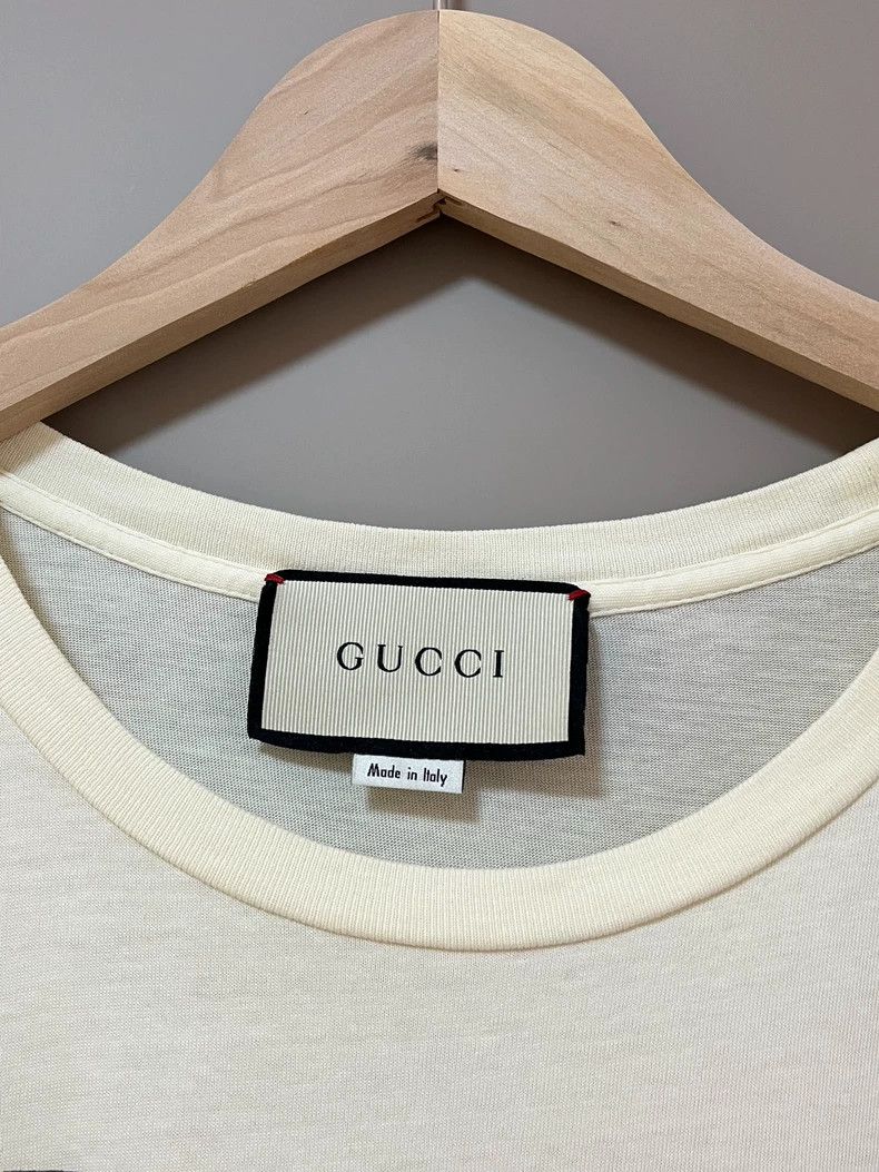 Gucci Gucci Large logo loose white T-shirt 2502-Nextarrow Size US S / EU 44-46 / 1 - 6 Thumbnail