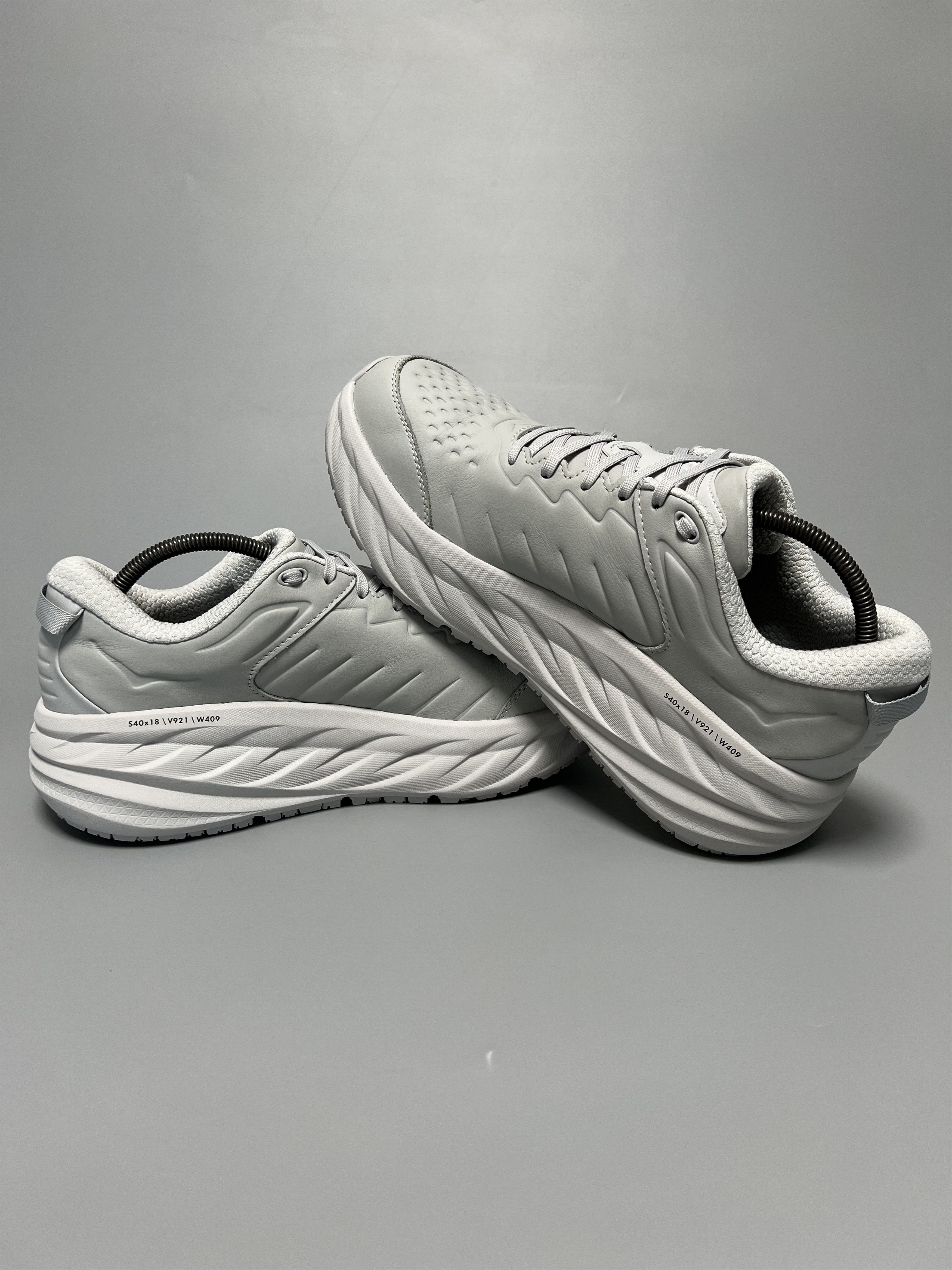 Hoka × Leather 11.5 EE Hoka One One Bondi SR Wide Running Shoes Walking Size US 11.5 / EU 44-45 - 5 Thumbnail