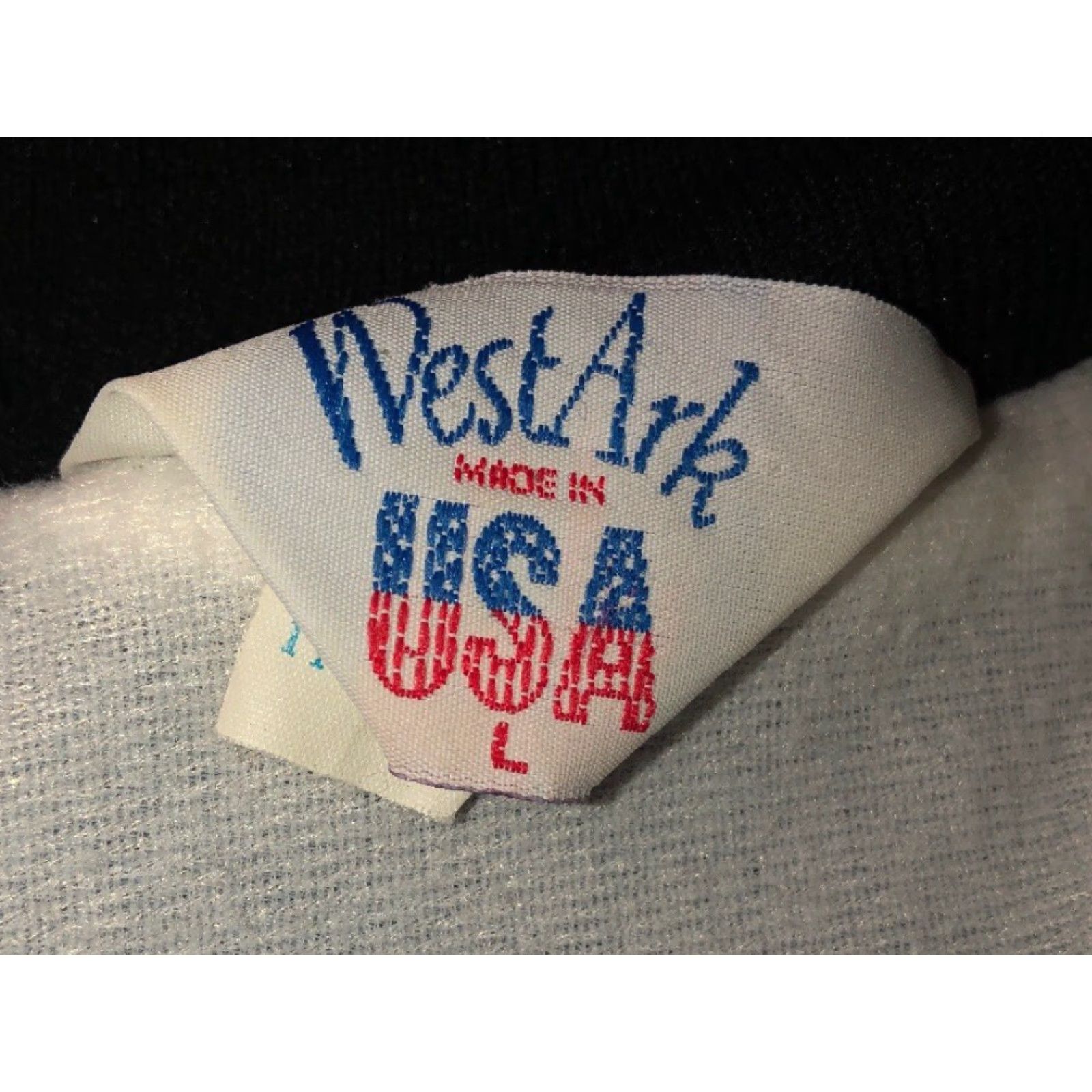 Vintage VINTAGE Westark USA Jacket Riverside Satin Nylon Snap Button Front L Mens Black Jacket USA 90s Men’s Size US L / EU 52-54 / 3 - 6 Thumbnail