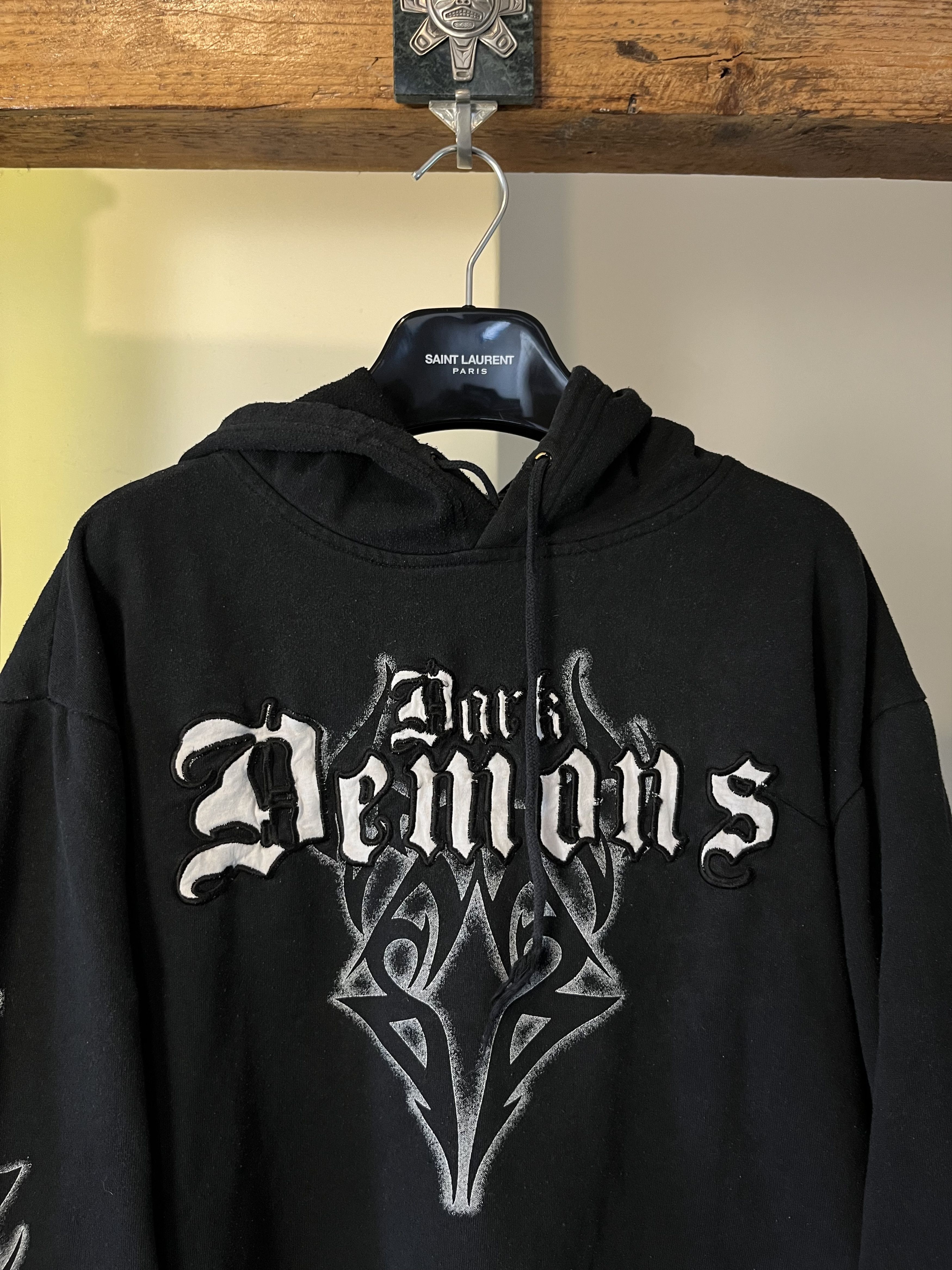 Tribal Streetwear × Vintage 90s Tribal Affliction Avant Garde Hoodie Size US L / EU 52-54 / 3 - 3 Thumbnail