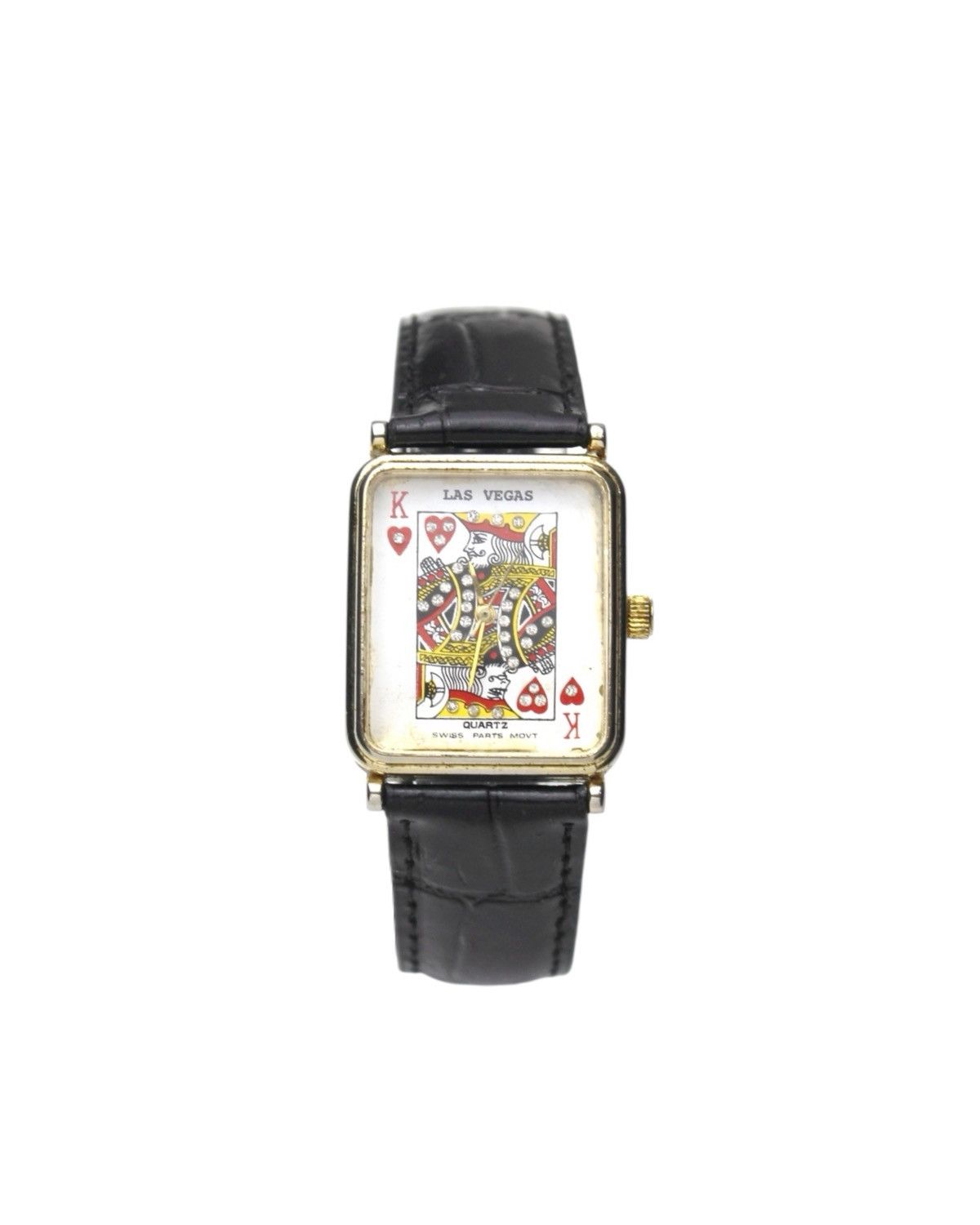 Vintage 2000S JAPANESE MADE LAS VEGAS KING OF HEARTS WATCH Size ONE SIZE - 1 Thumbnail