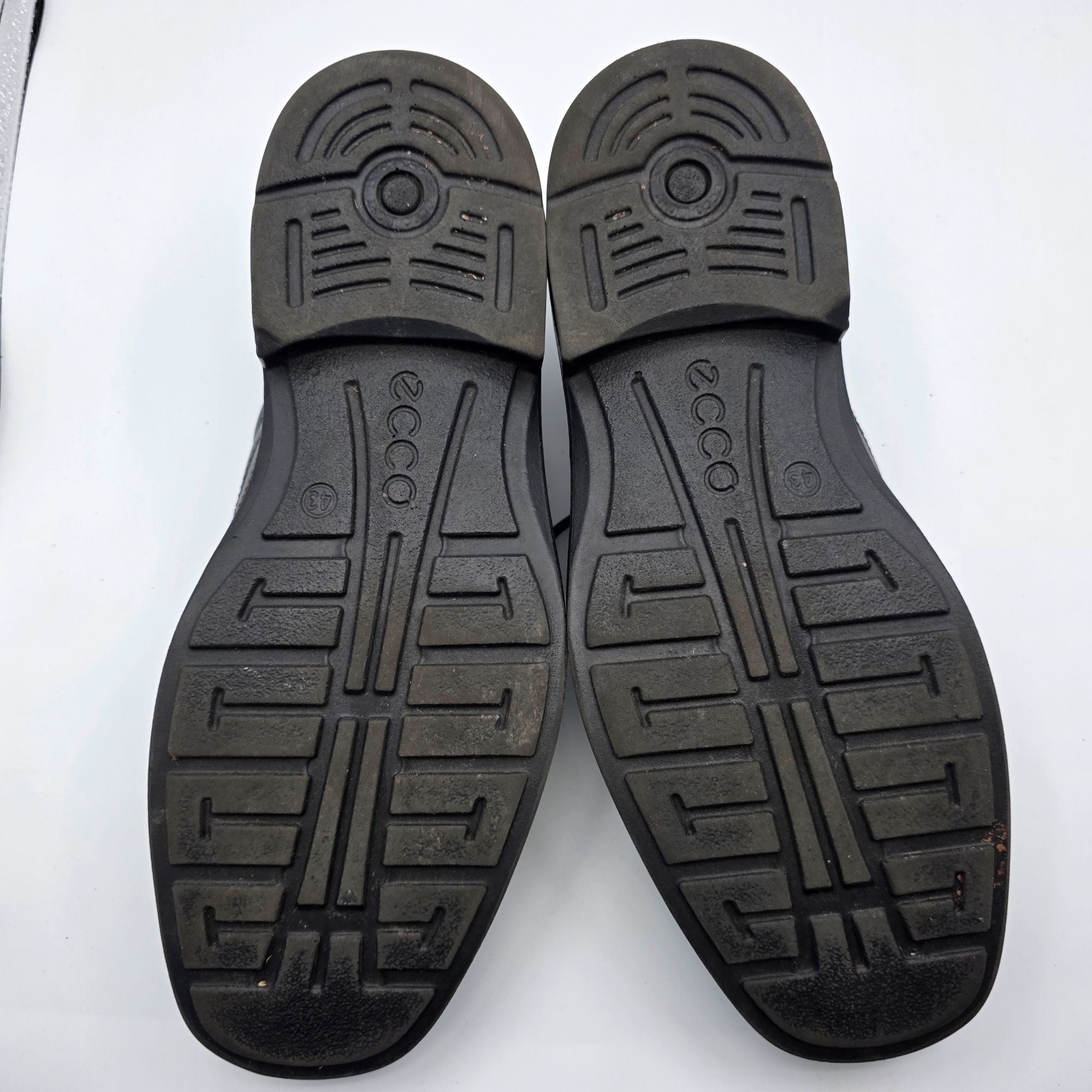 Ecco ECCO Helsinki Mens Size 9.5 Black Plain Toe Dress Shoes Oxfo Size US 9.5 / EU 42-43 - 8 Thumbnail