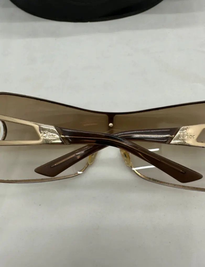 Dior DIOR Sunglasses Diorissimo 2 Rimless Shield Galliano RI891 Size ONE SIZE - 4 Thumbnail