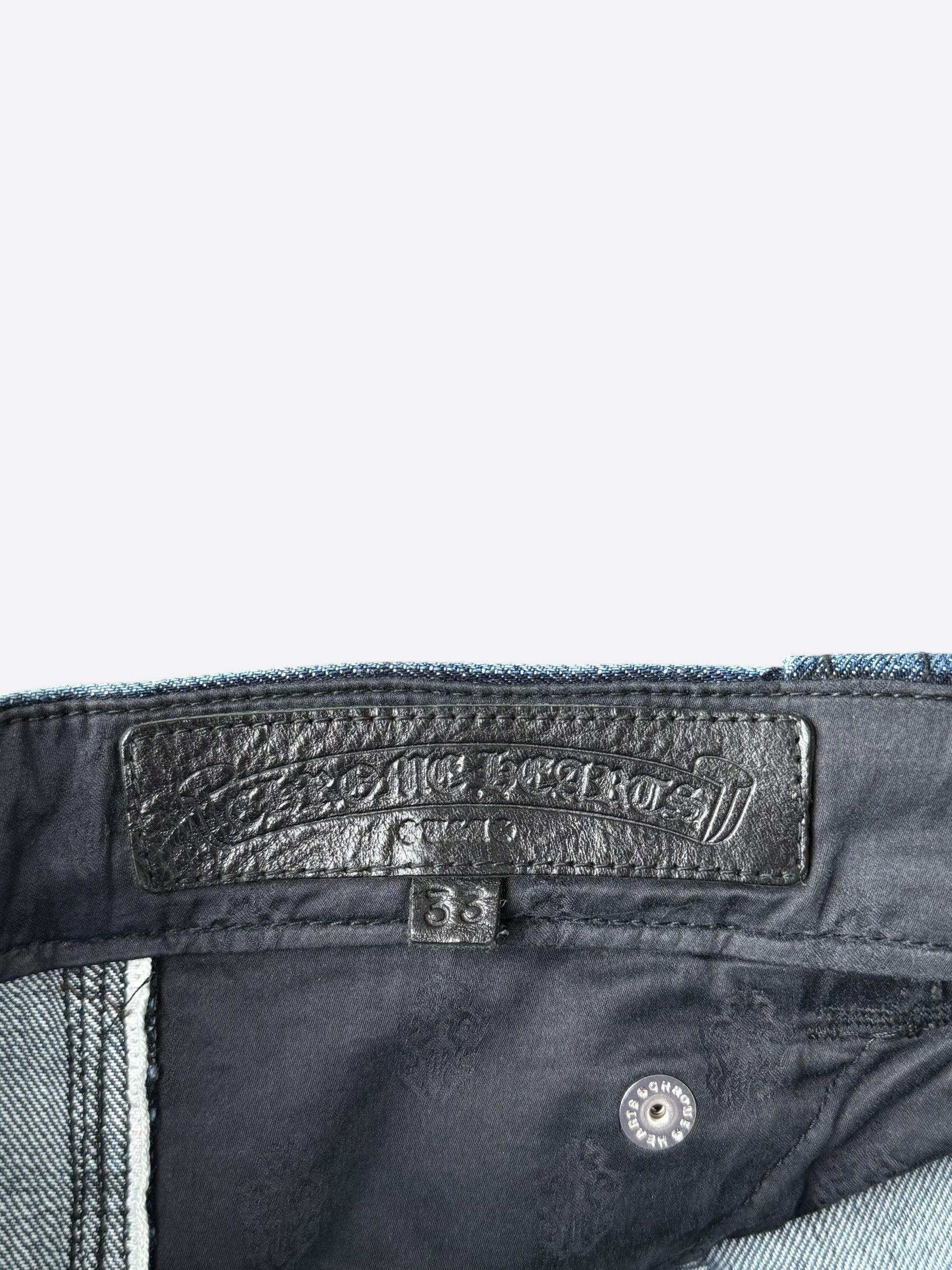 Chrome Hearts Chrome Hearts Blue Carpenter Shorts Size US 33 - 3 Thumbnail