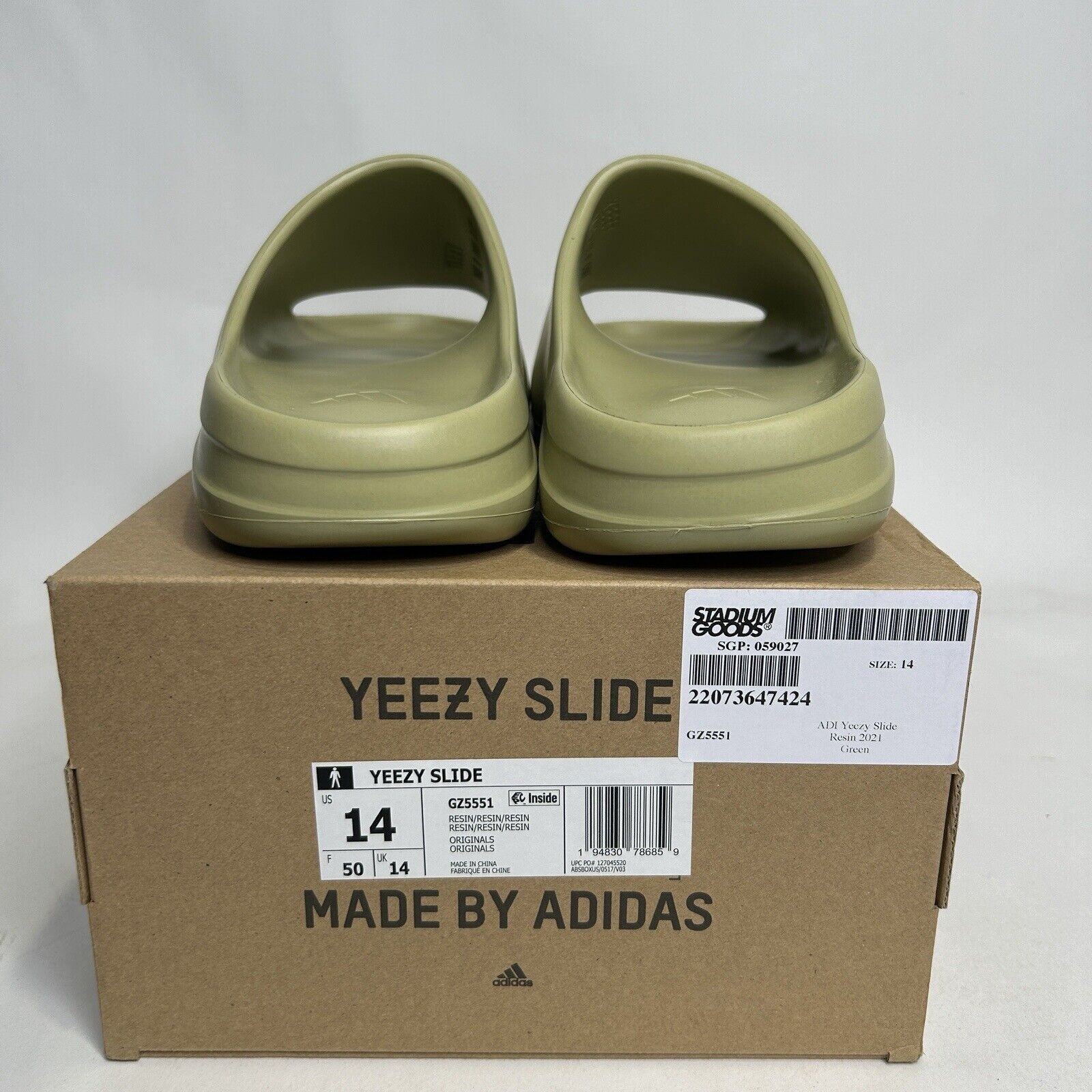 adidas gazelle silver green womens Yeezy Slide