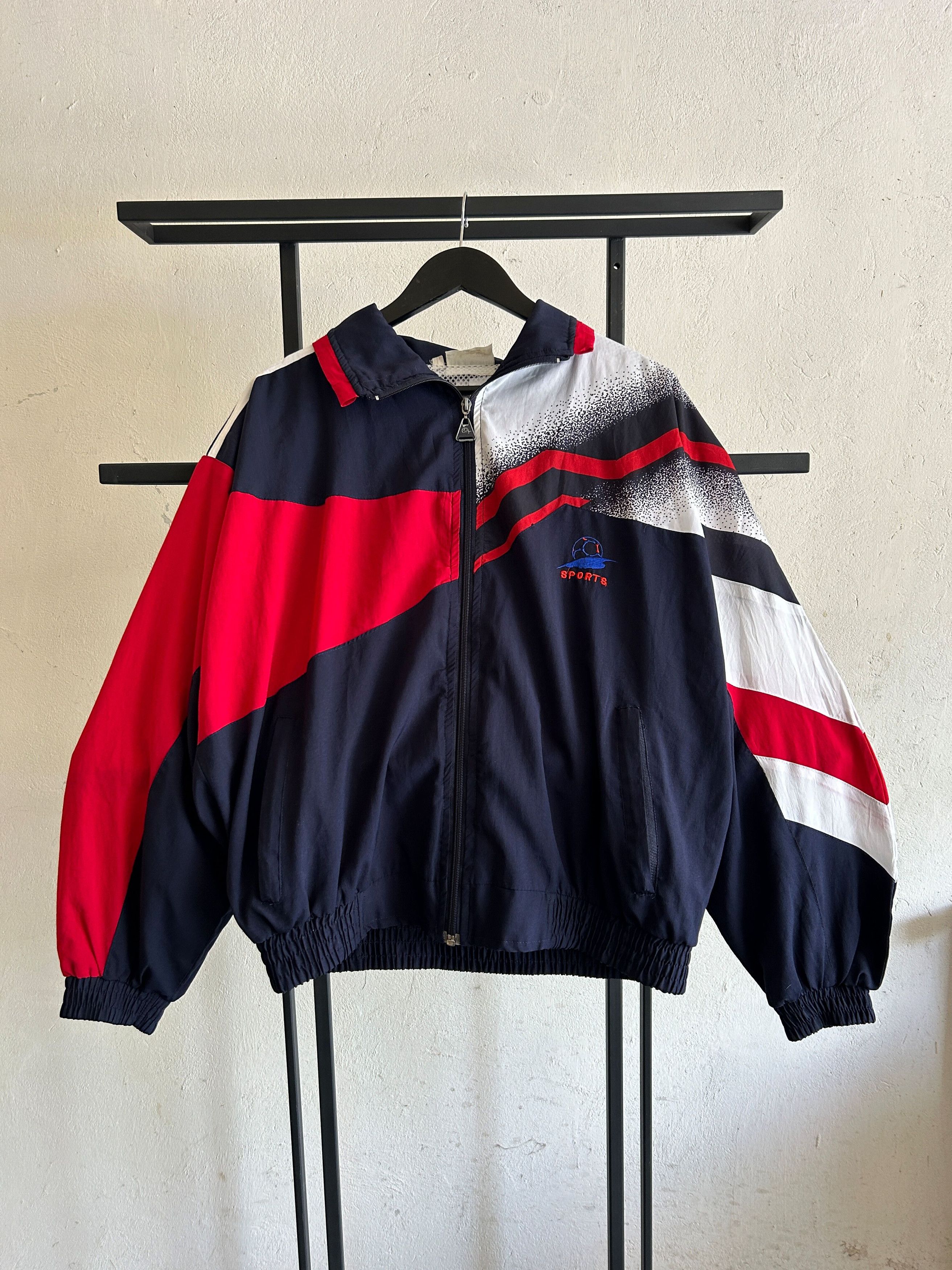 Vintage Vintage Nike Style Sport 80s Drill Streetwear Jacket 90s Size US L / EU 52-54 / 3 - 3 Thumbnail