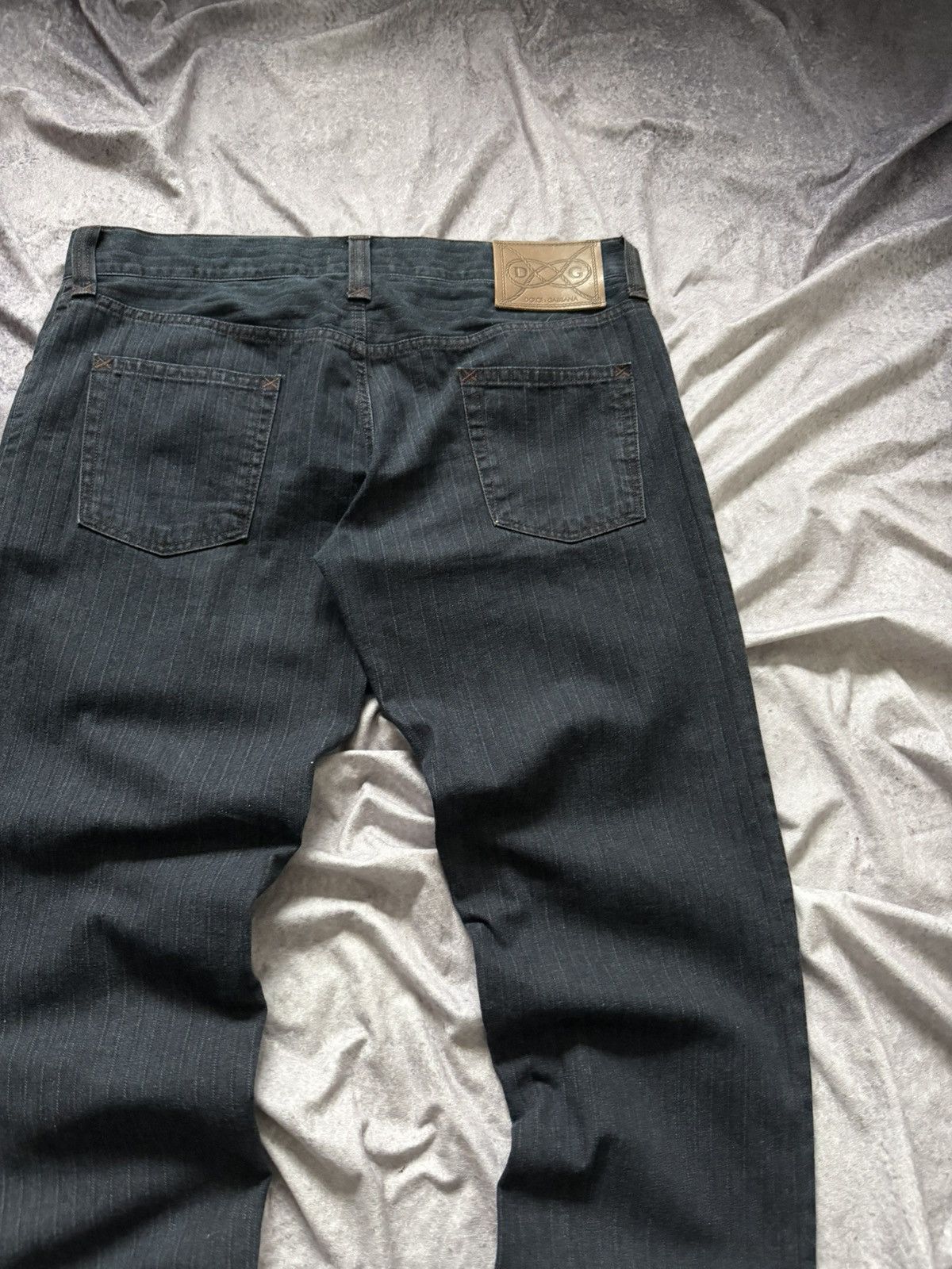Dolce & Gabbana Dolce & Gabbana Denim Collection Men Jeans Striped Size US 38 / EU 54 - 4 Thumbnail