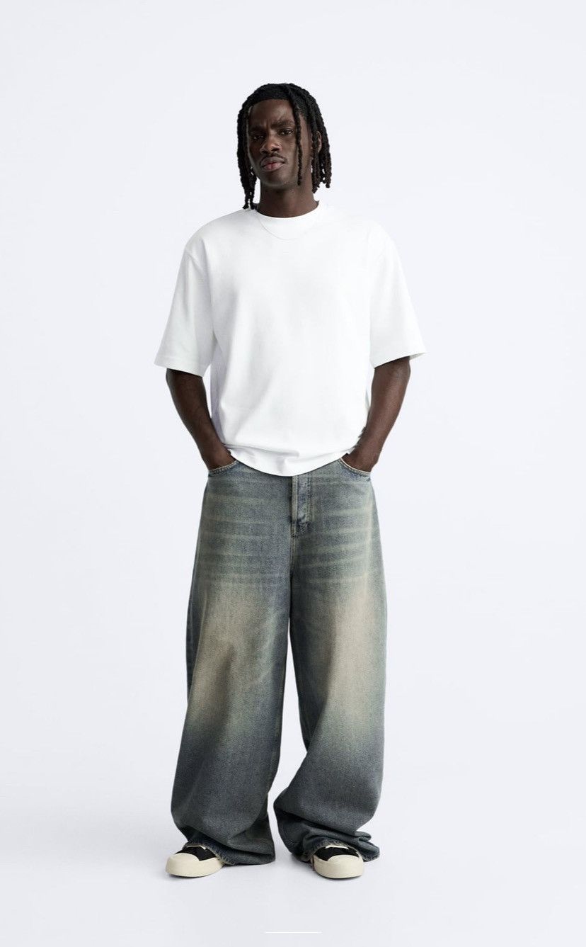 Zara Zara overdyed baggy denim Size US 32 / EU 48 - 1 Thumbnail