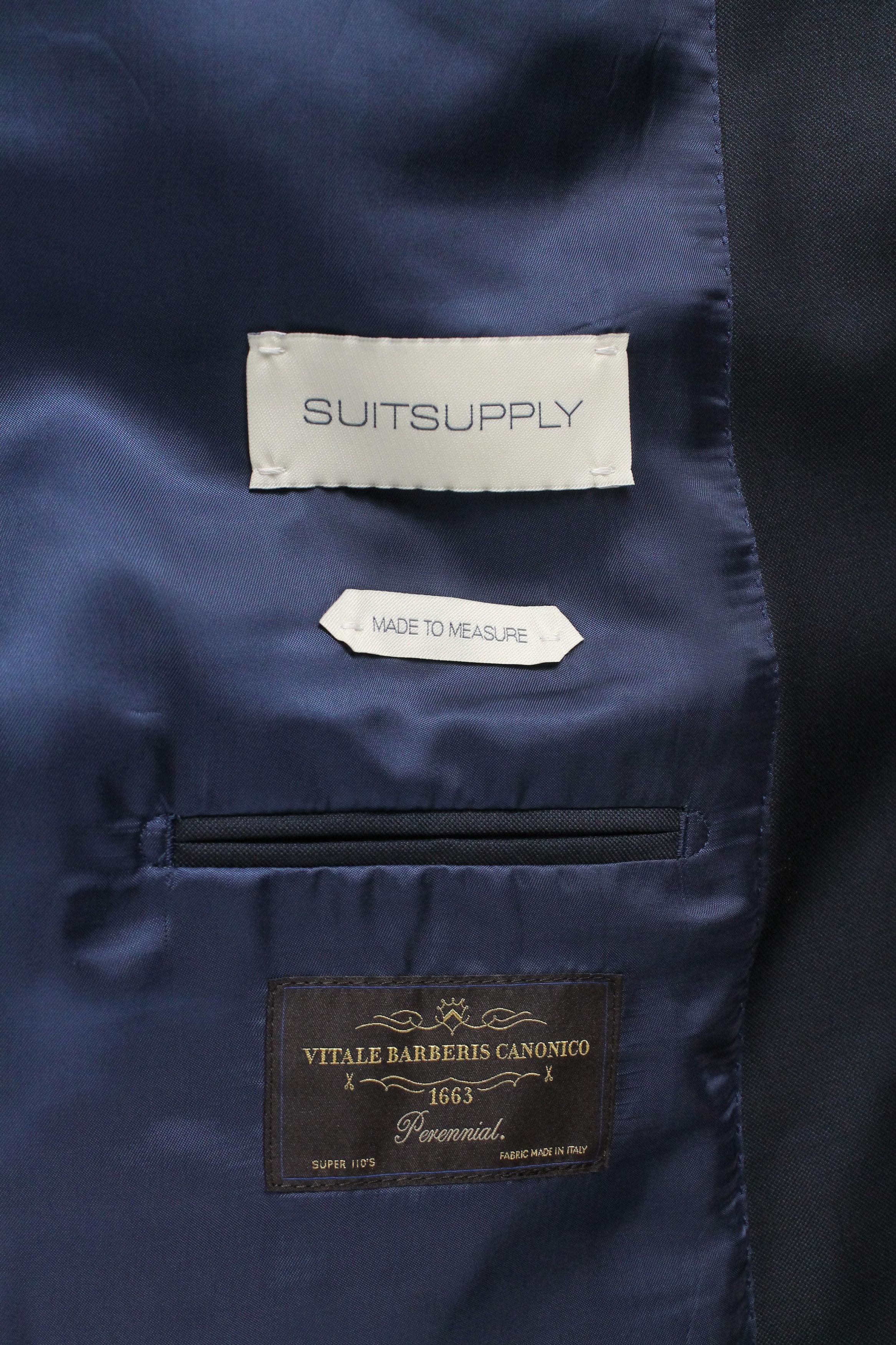 SUITSUPPLY Lazio Suit Men's UK 54 Wool Notch Lapel
