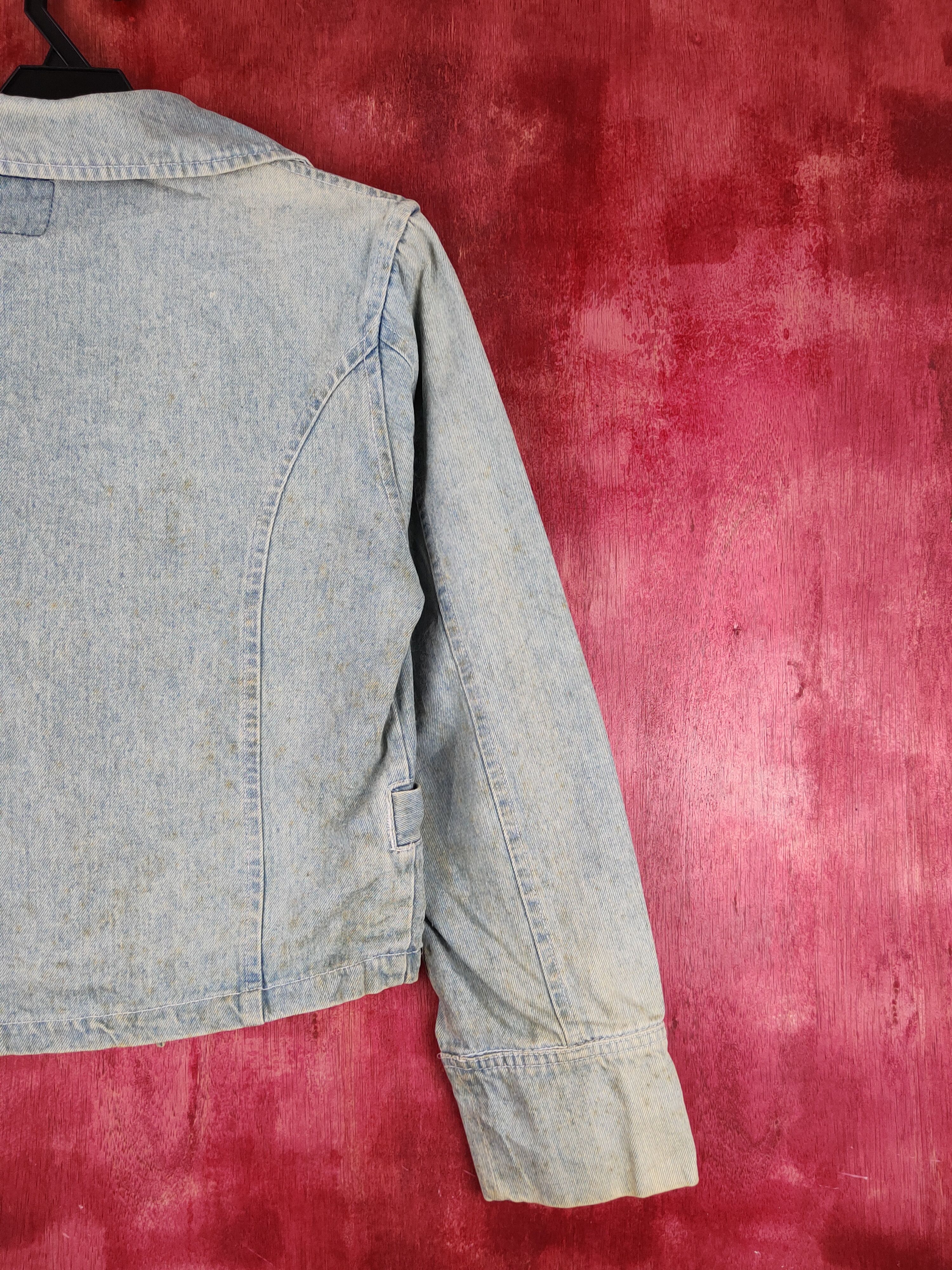 Japanese Brand ModaIn vintage japan Blue Denim Jackets #S1353 Size M / US 6-8 / IT 42-44 - 9 Thumbnail