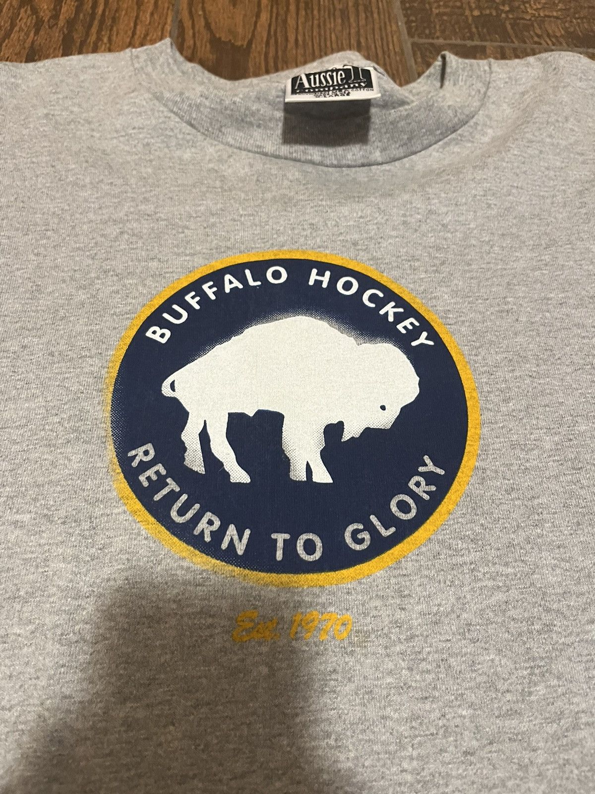 NHL Vintage Buffalo Sabers Tee Size US XL / EU 56 / 4 - 2 Thumbnail