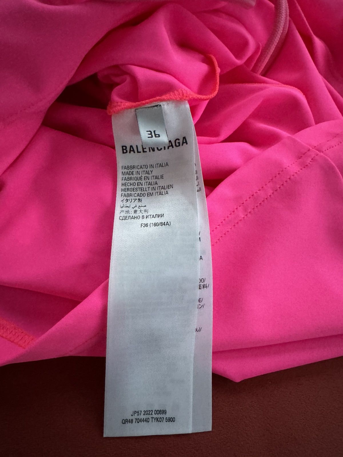 Balenciaga New Balenciaga bright pink mini dress, size S Size S / US 4 / IT 40 - 8 Thumbnail