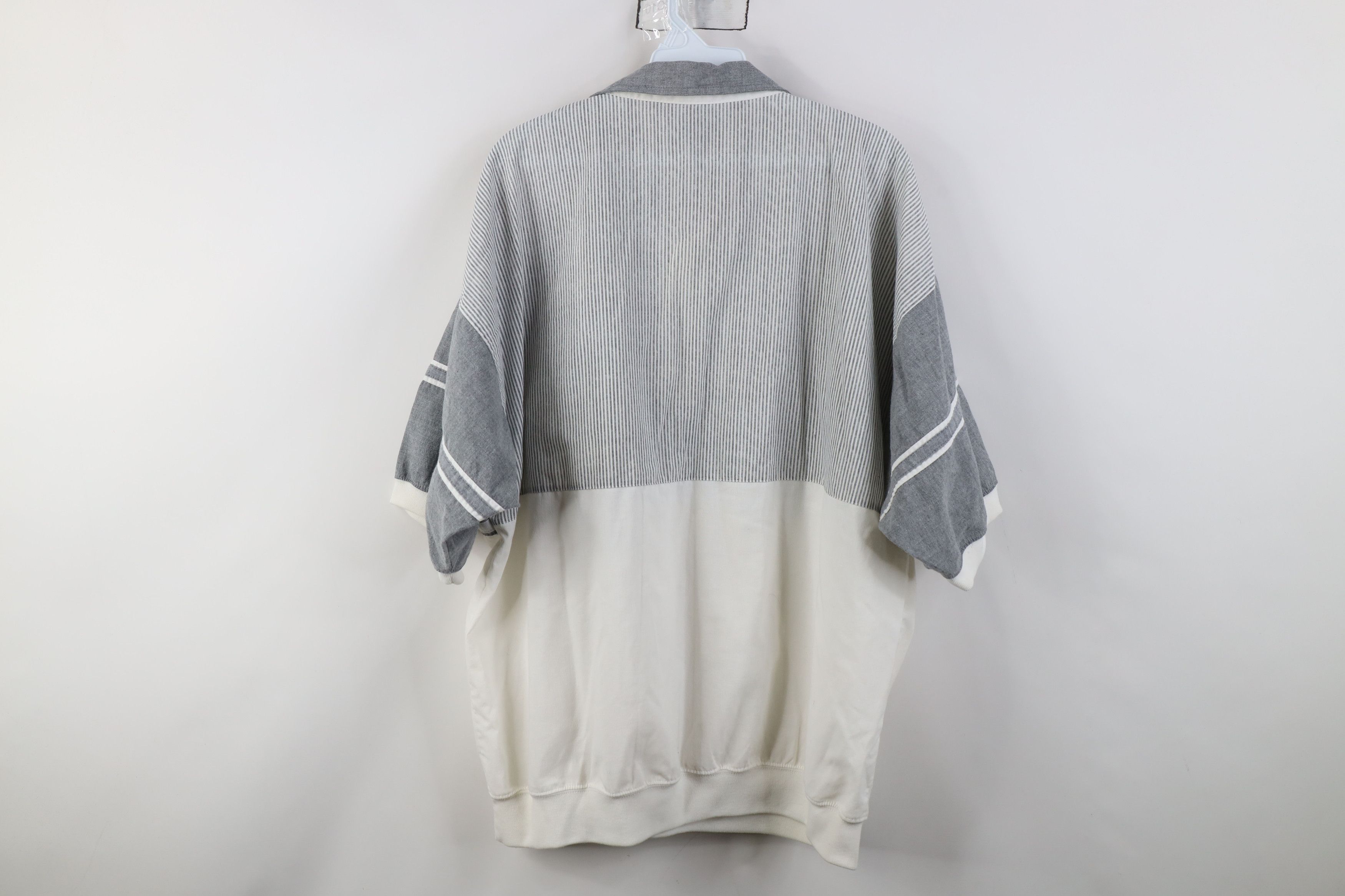 Vintage Vintage 90s Streetwear Block Pullover Polo Shirt Mafia Mob Size US XL / EU 56 / 4 - 9 Thumbnail