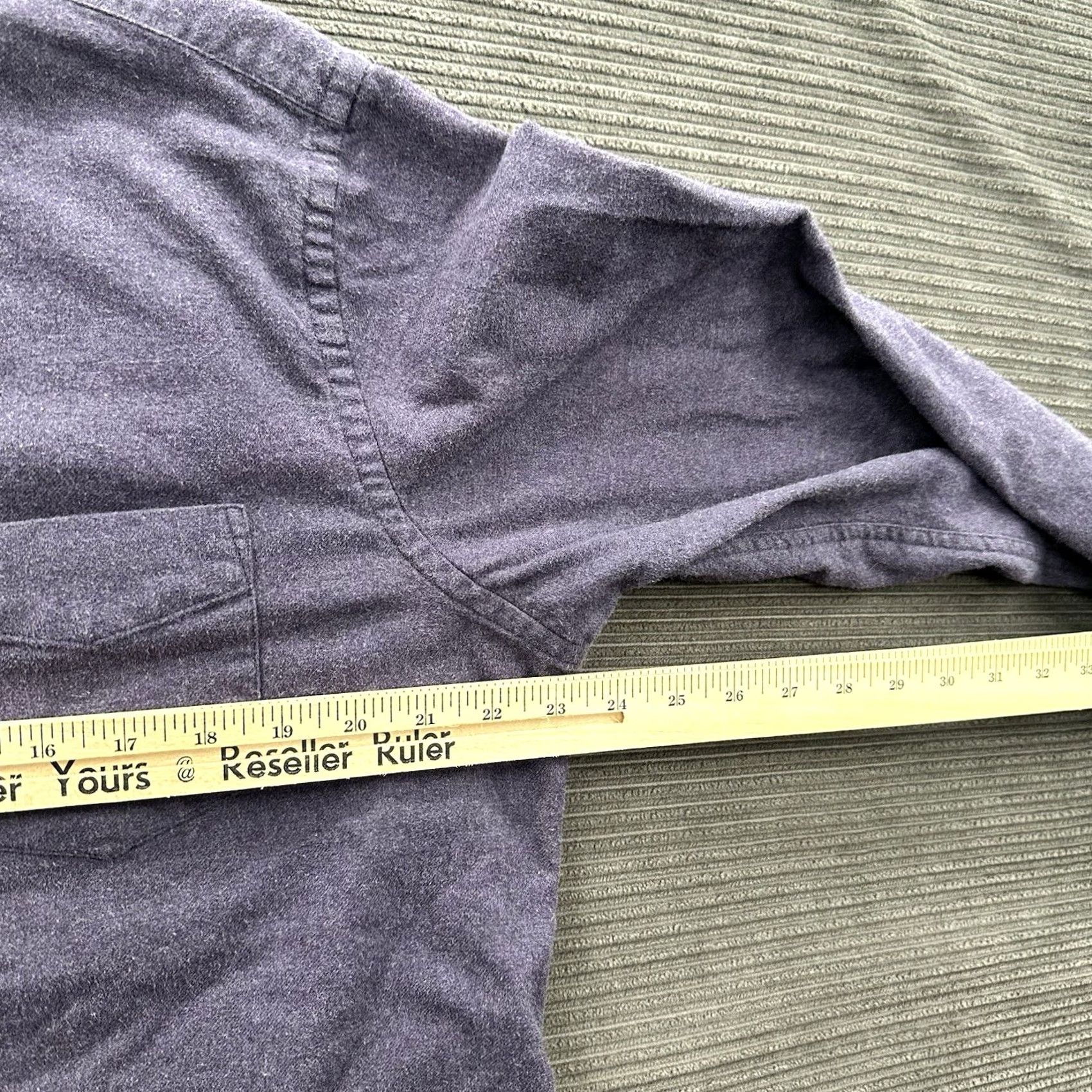UNTUCKit UNTUCKit Slim Fit Shirt Men XL Purple Cotton Long Sleeve Button Up Designer Size US XL / EU 56 / 4 - 4 Thumbnail