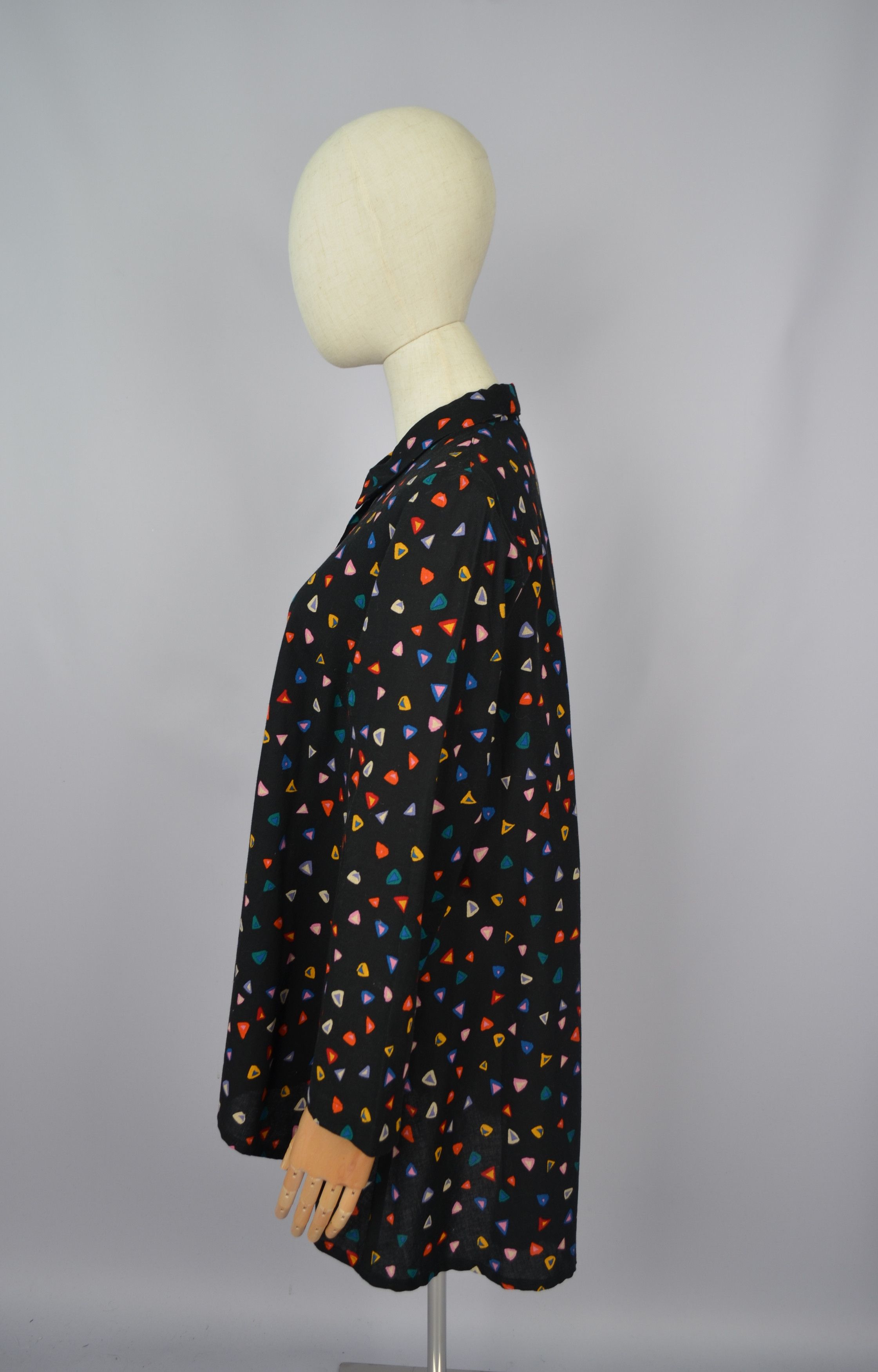 Designer × Sahara Club Sahara Abstract Print Tunic Shirt Size 1/XS Oversize Size XS / US 0-2 / IT 36-38 - 6 Thumbnail