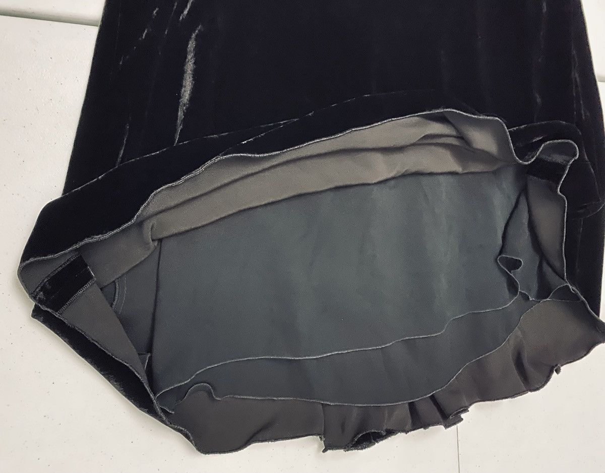 Max Mara Max Mara Black Velvet Silk Blend A-Line Skirt 16 US VGC Size 38" / US 16 / IT 52 - 6 Thumbnail