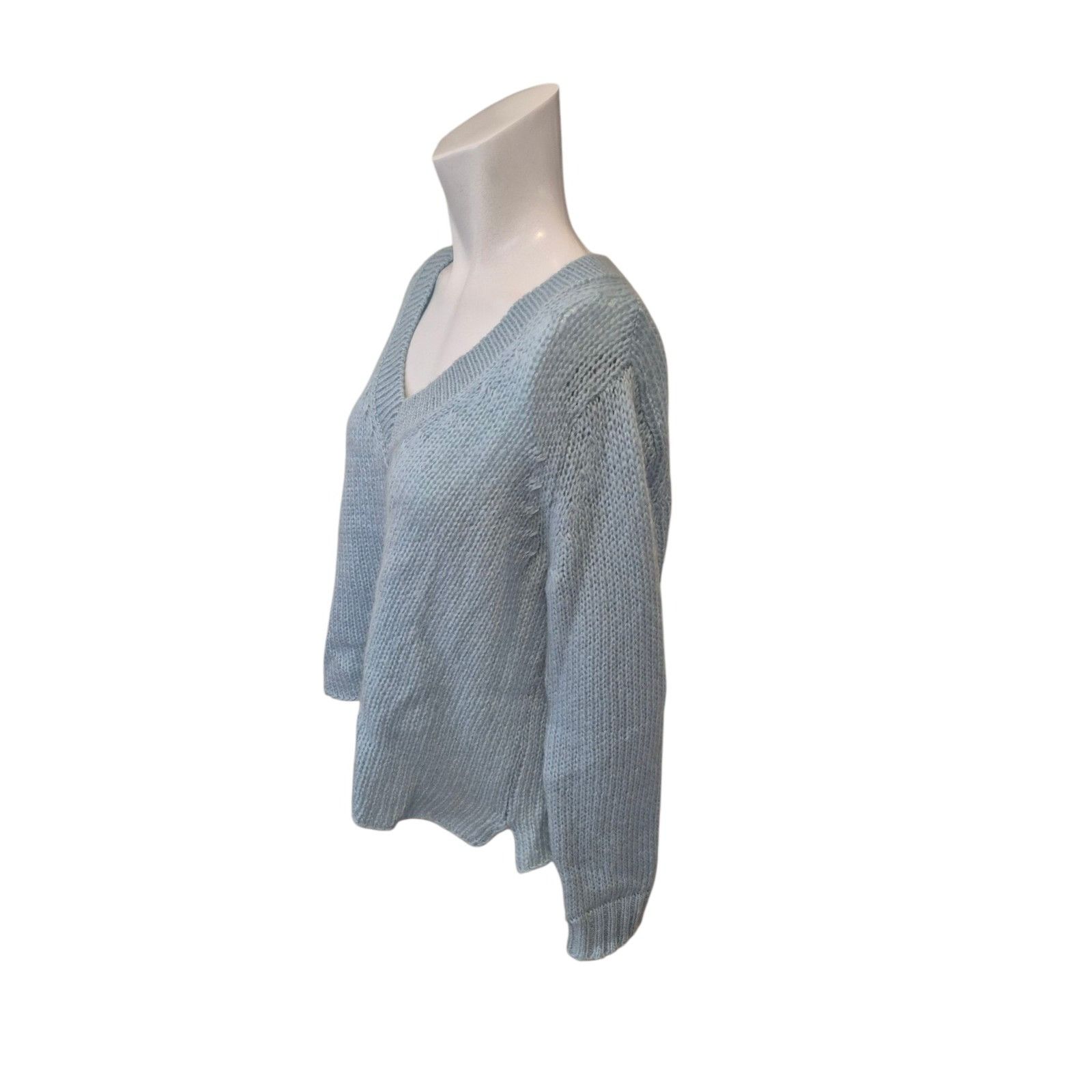 Other Wooden Ships Sweater Wool V Neck Oversized Semi-Cropped Swea Size XS / US 0-2 / IT 36-38 - 2 Thumbnail
