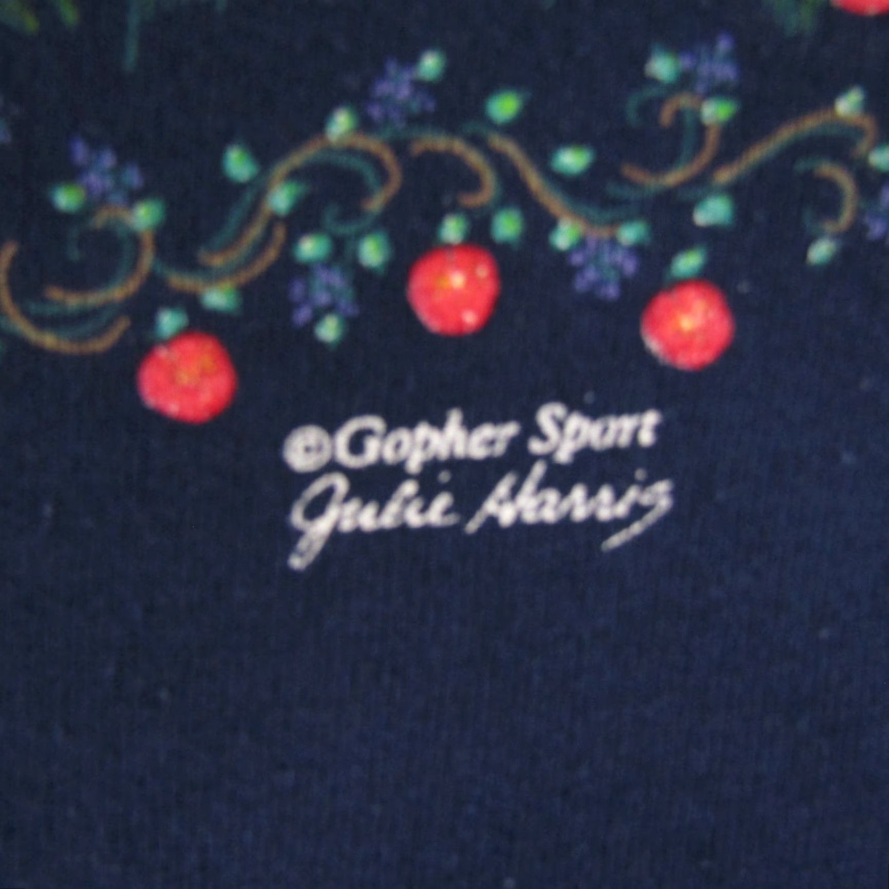 Vintage Vintage Gopher Sport Sweatshirt Womens Large Blue Julie Harris Layered Sweater Size L / US 10 / IT 46 - 4 Thumbnail