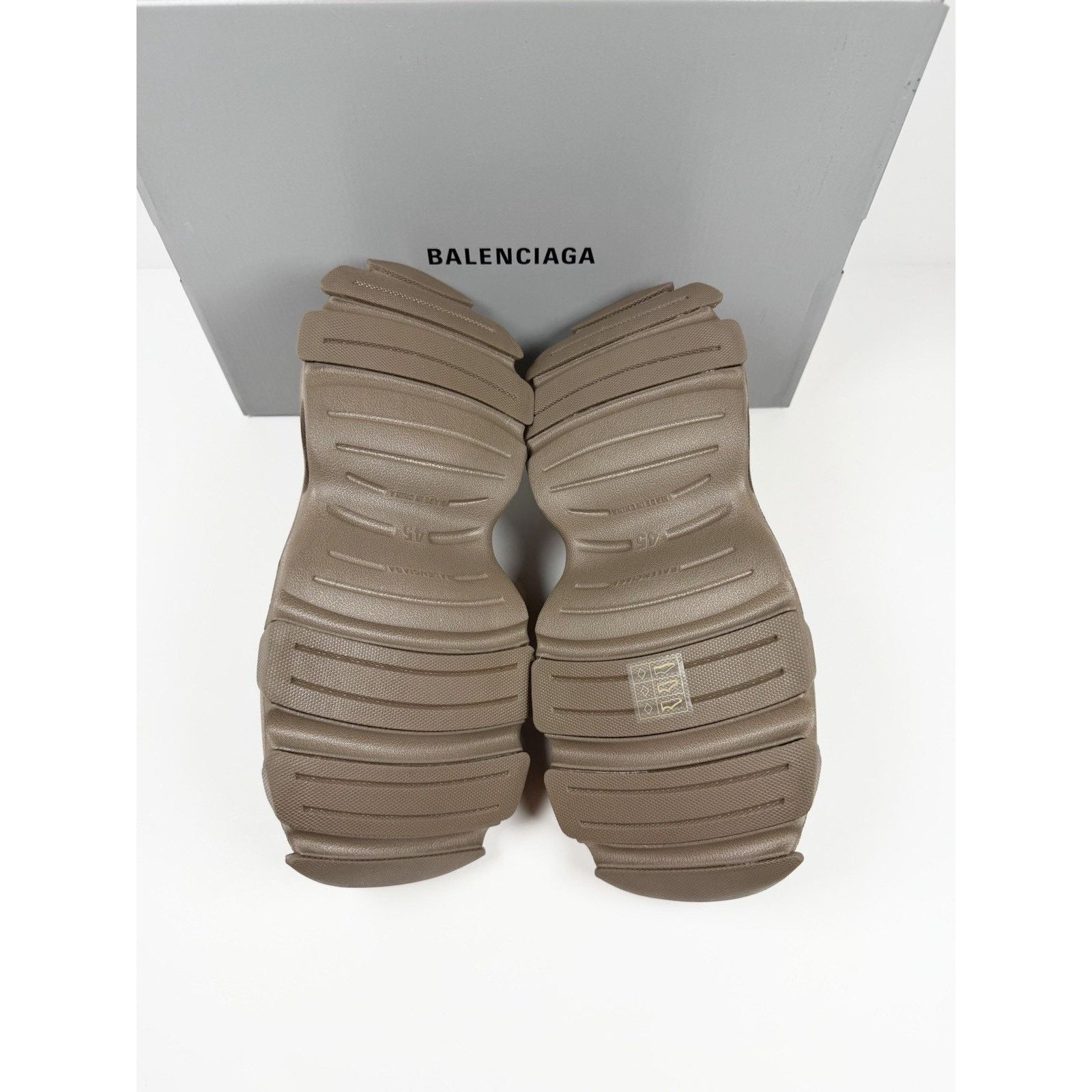 Balenciaga Size 45EU/12US - Balenciaga HD Mule Slip On Taupe NEW! Size US 12 / EU 45 - 7 Thumbnail