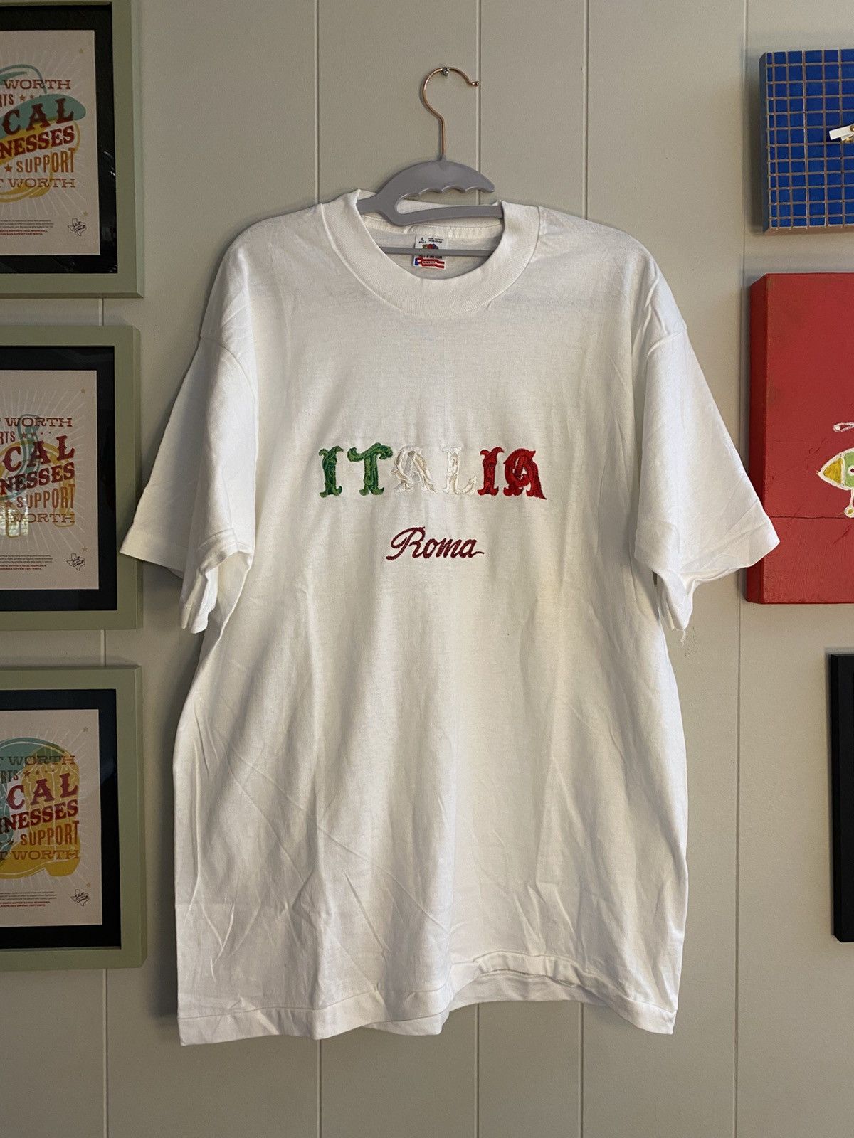Designer SINGLE STITCH ITALIA TEE Size US M / EU 48-50 / 2 - 1 Thumbnail