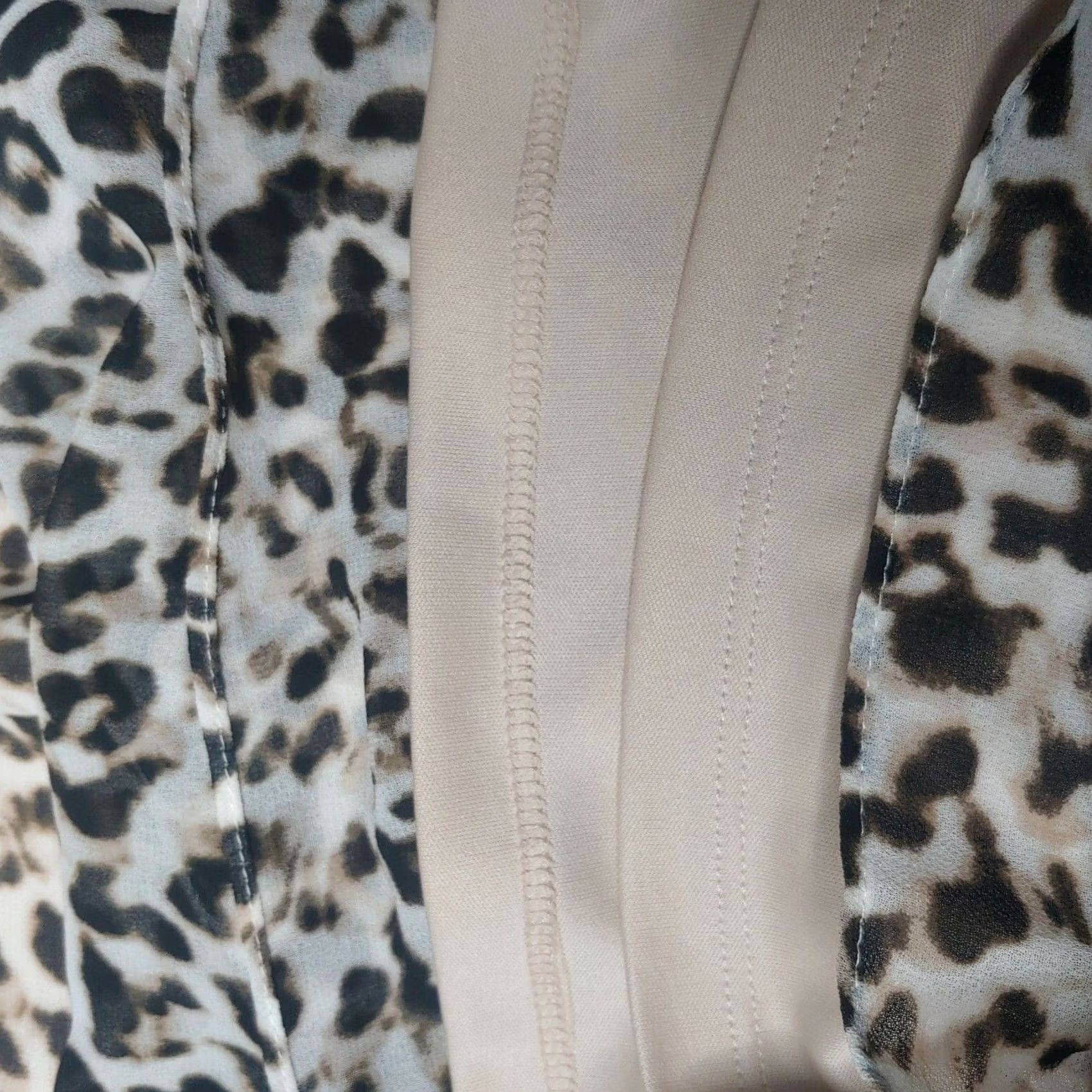 Calvin Klein Calvin Klein Shift Dress Size 6 Sleeveless Leopard Print Beige/Brown Women Everyday lightweight Size M / US 6-8 / IT 42-44 - 6 Thumbnail