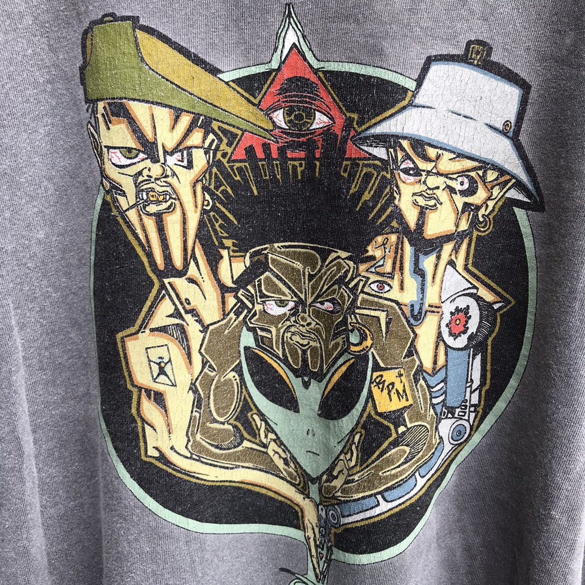 Vintage Vintage 90s KIK WEAR tee graphic art Size US XL / EU 56 / 4 - 2 Thumbnail