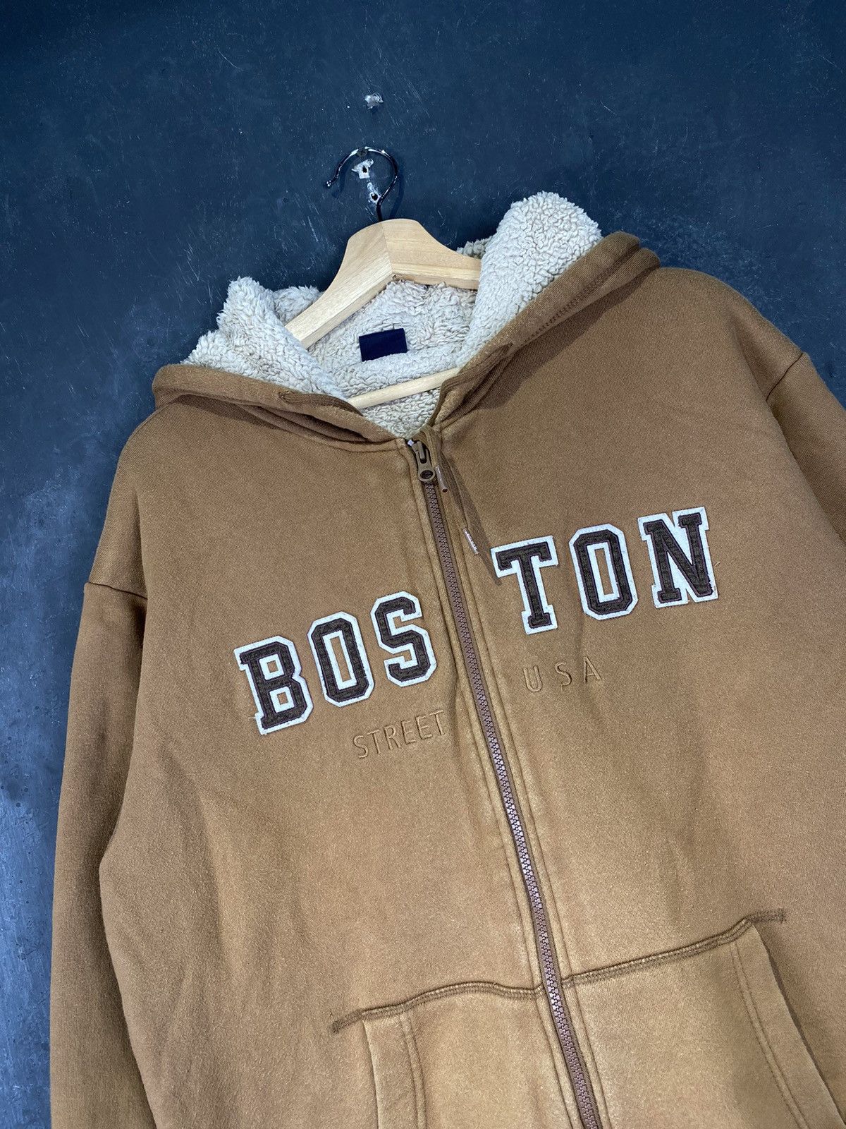 If Six Was Nine × Japanese Brand × Le Grande Bleu (L.G.B.) Boston Street Sherpa Midweight Zipped Up Size US XL / EU 56 / 4 - 2 Thumbnail