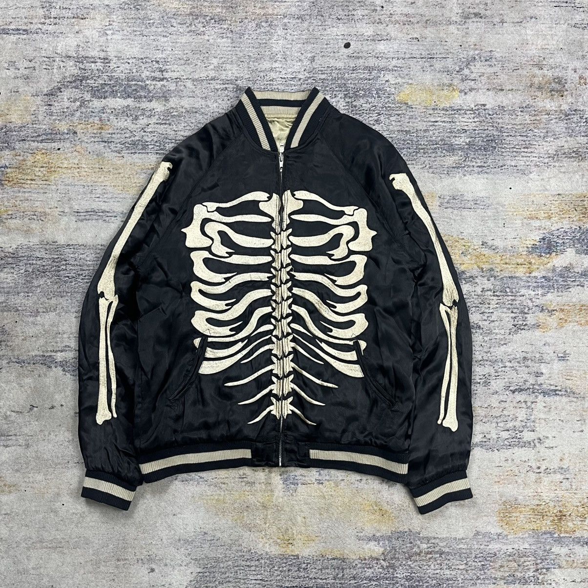 Kapital Back street crawler skeleton rayon souvenir sukajan jacket Size US M / EU 48-50 / 2 - 1 Thumbnail