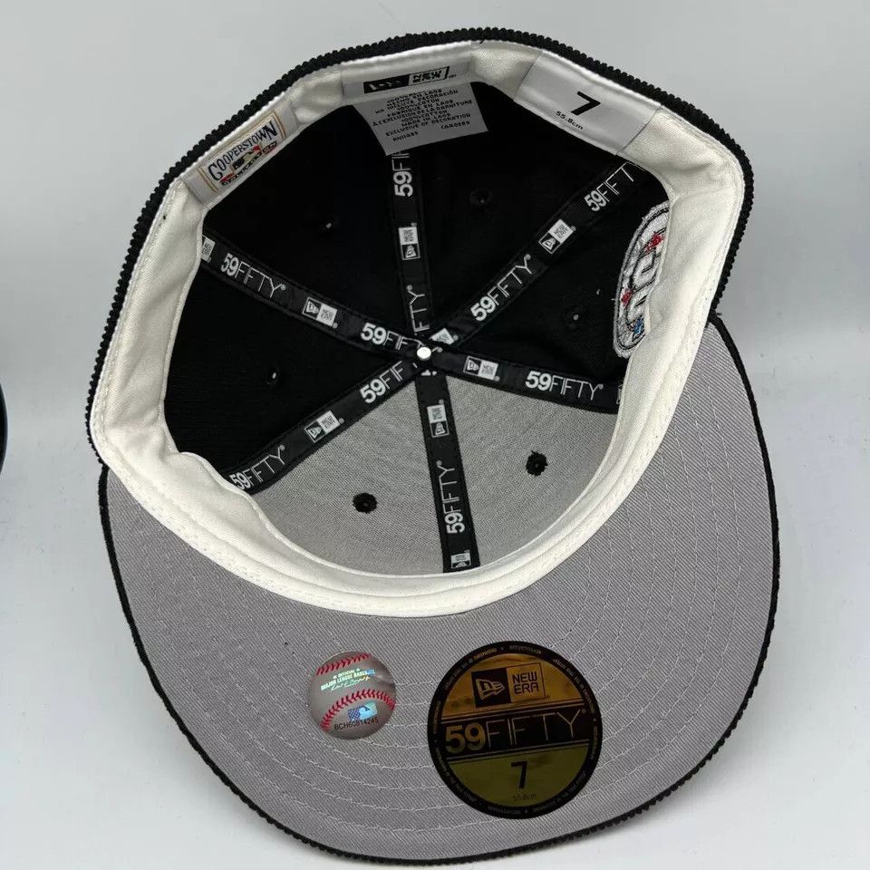 New Era Toronto Blue Jays Hat Men 7 Corduroy 30th Season Fitted Size ONE SIZE - 5 Thumbnail