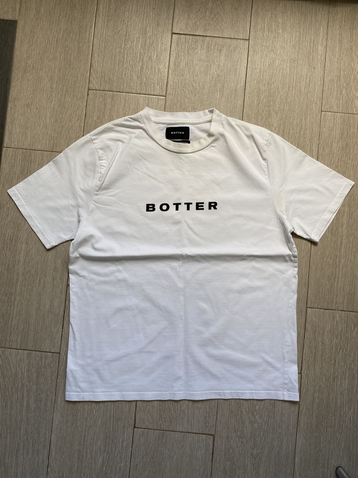 BOTTER BOTTER WHITE T SHIRT ANTWERP ARTS 2018 Size US XXL / EU 58 / 5 - 1 Thumbnail