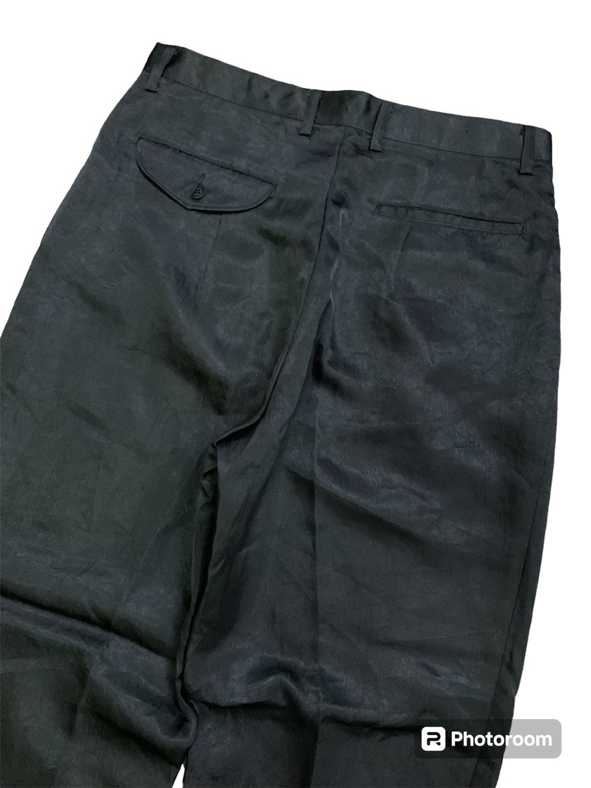 Yohji Yamamoto 💥Vintage Japanese Brand Slack Style Yohji Pant Size US 29 - 5 Thumbnail