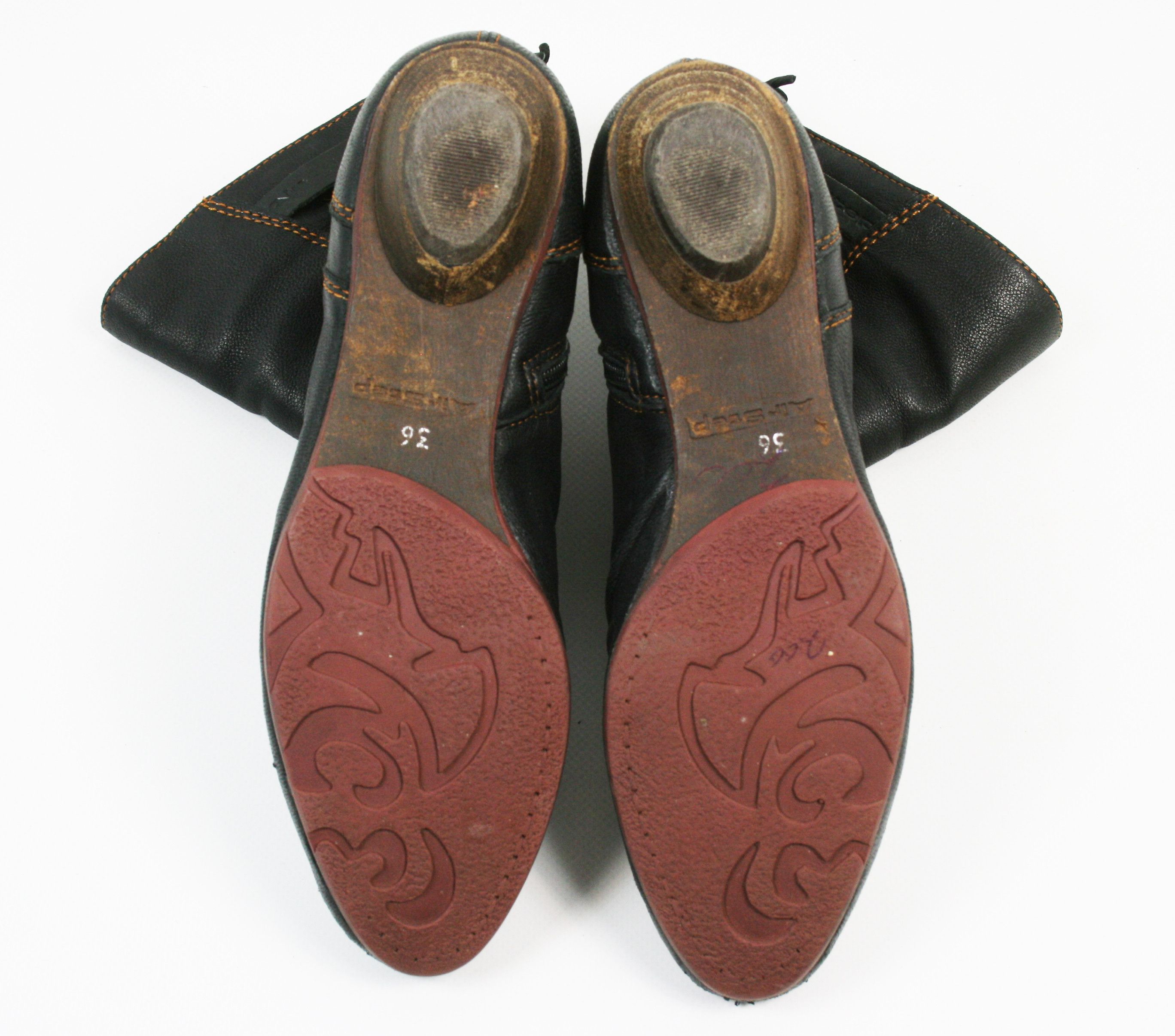 A.S.98 Airstep 00S Cossacks Leather Avant Garde Boots Vintage Size US 6 / IT 36 - 9 Thumbnail