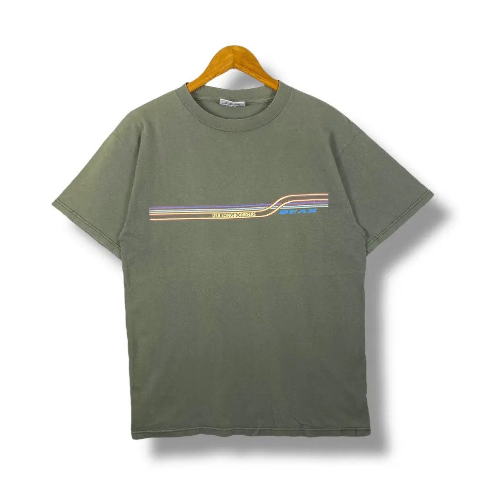 Vintage Vintage 00's BEAR USA LONGBOARDERS Surf Boards Tee Shirt Size US L / EU 52-54 / 3 - 1 Thumbnail