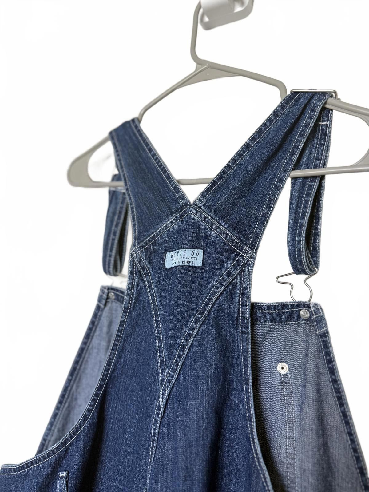 Route 66 Route 66 Women's Denim Overalls - Ombre Shortalls Size 36" / US 14 / IT 50 - 3 Thumbnail