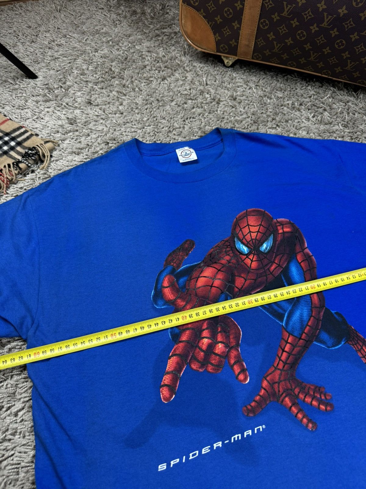 Vintage Vintage movie t shirt Spider Man USA original casual item Size US XL / EU 56 / 4 - 4 Thumbnail