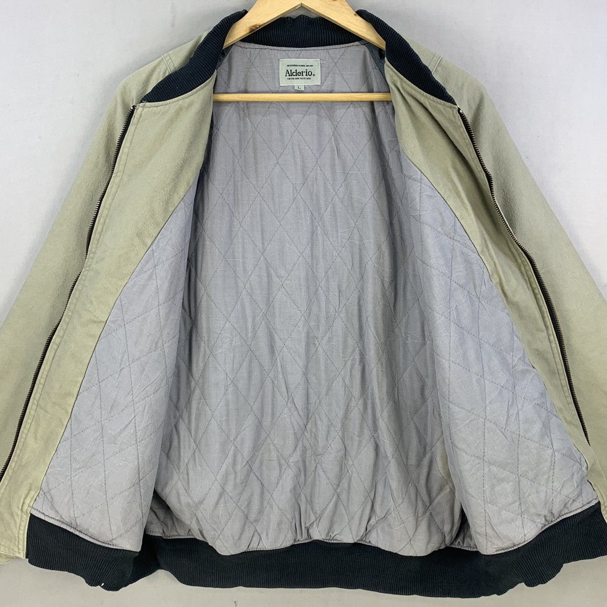 Japanese Brand Vintage 90s Japan Made Bomber Jacket Workwear Style Size US XL / EU 56 / 4 - 13 Thumbnail
