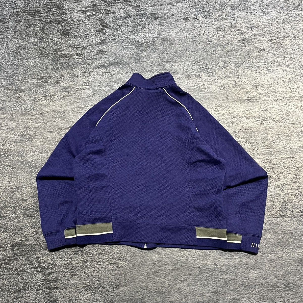 Nike Vintage 90s Nike Mini Swoosh Purple Full Zip Track Jacket Size US S / EU 44-46 / 1 - 2 Thumbnail