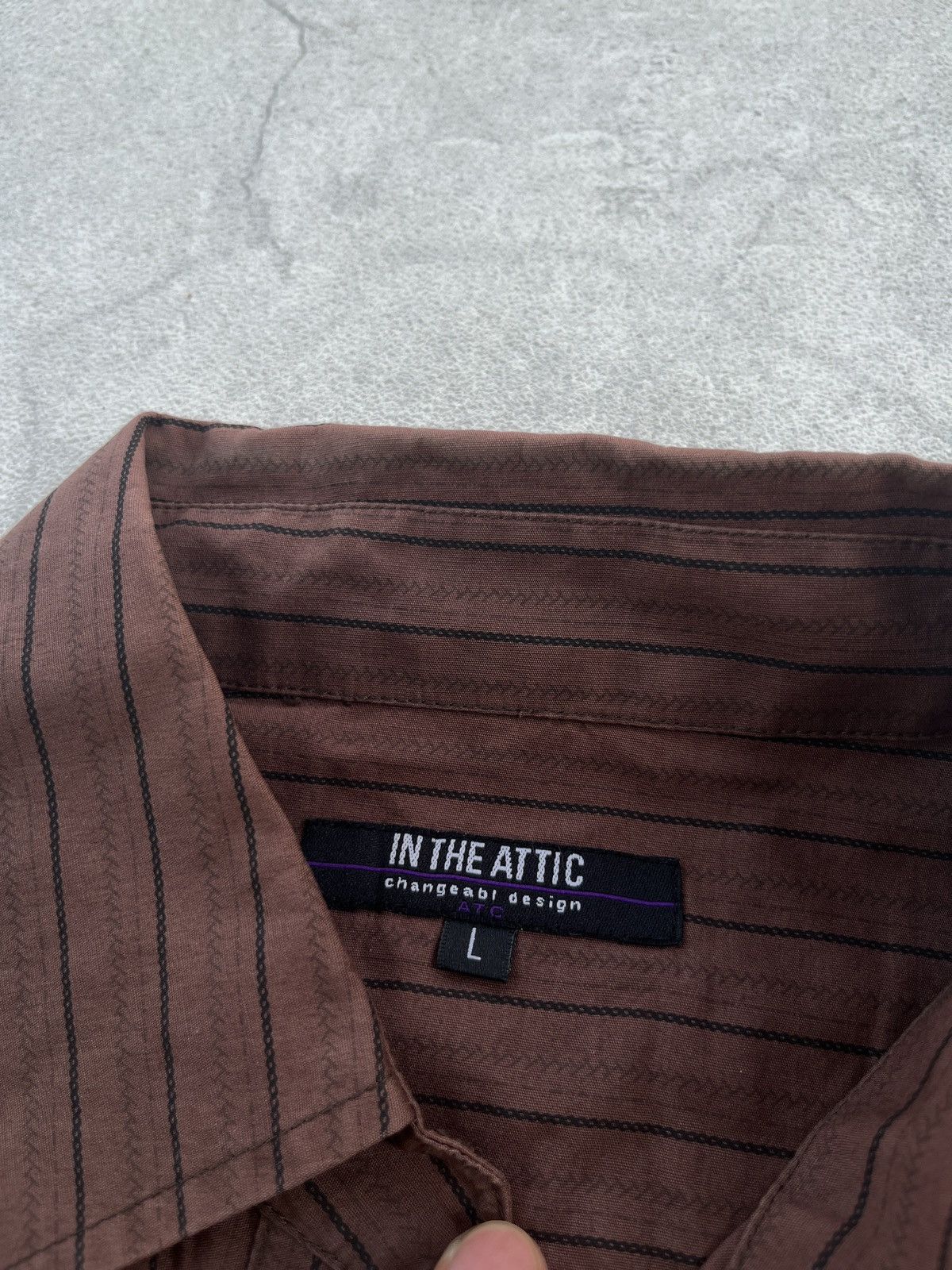 In The Attic IN THE ATTIC CHANGABLE DESIGN POEM SHIRT JAPAN PUNK STYLE Size US L / EU 52-54 / 3 - 5 Thumbnail